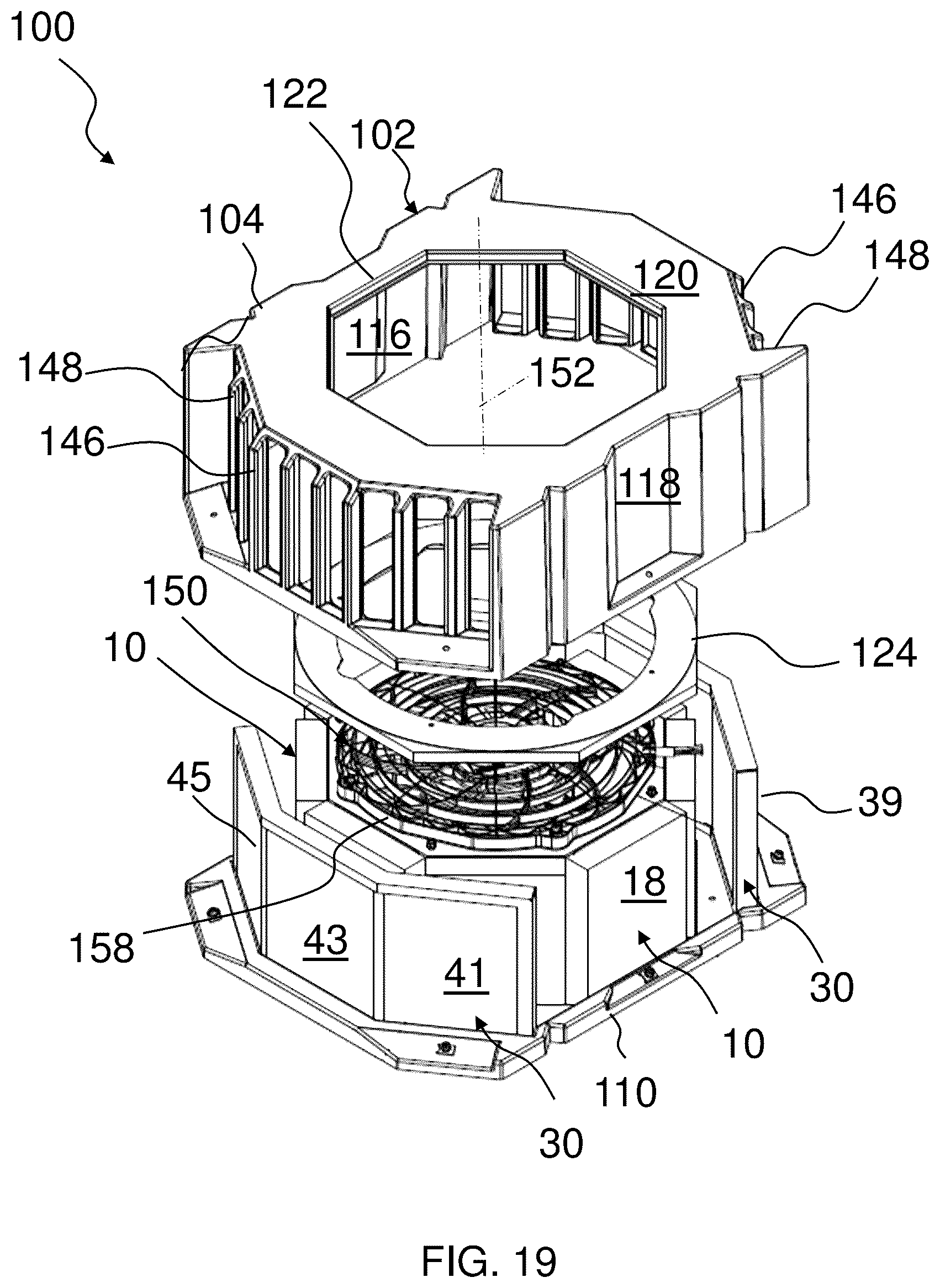 Patent US12576355 Figure 10 – Outdoor air purifier including at least one filter element