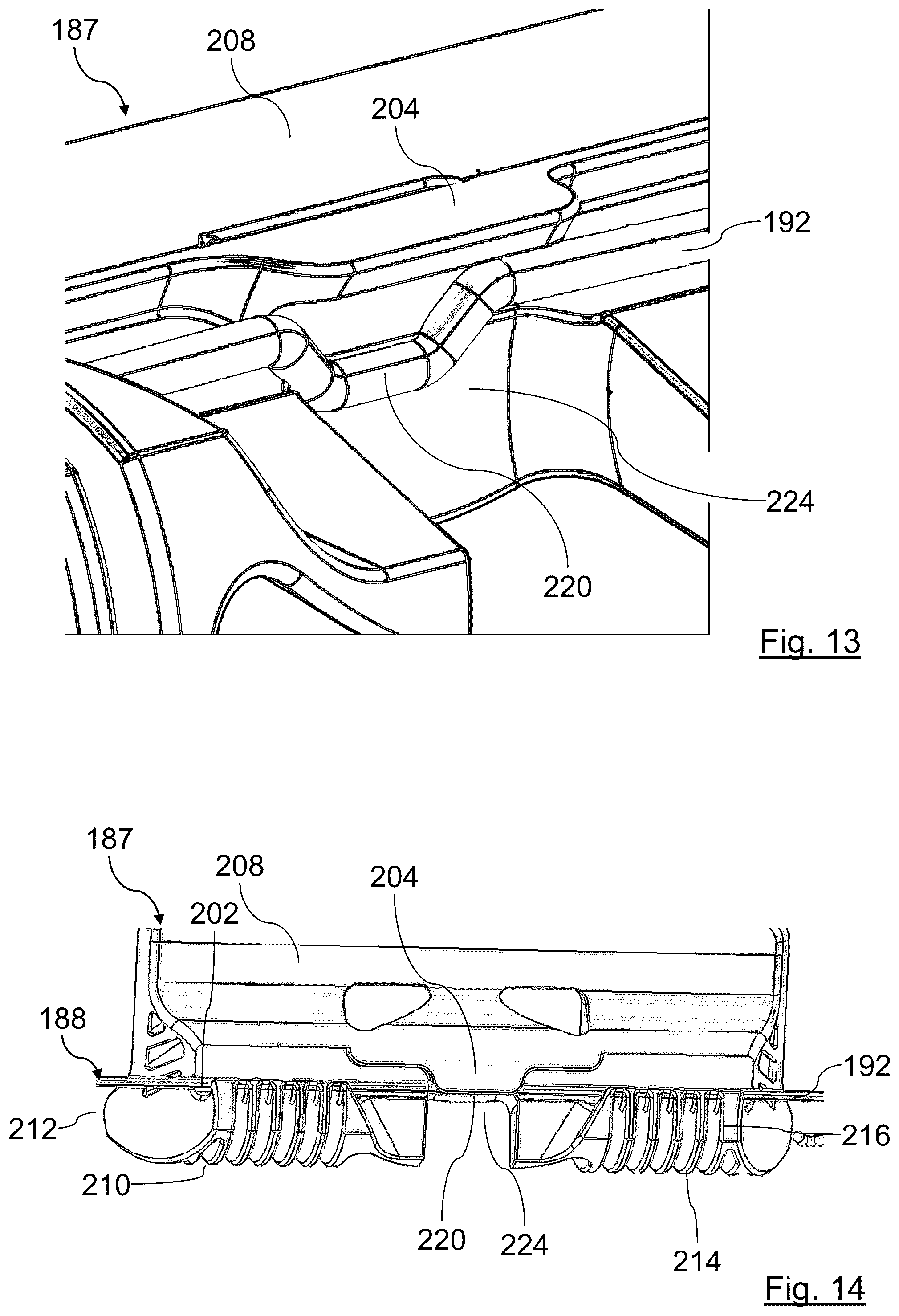 Patent US12576357 Figure 7 – Filter housing of a filter for a fluid and filter