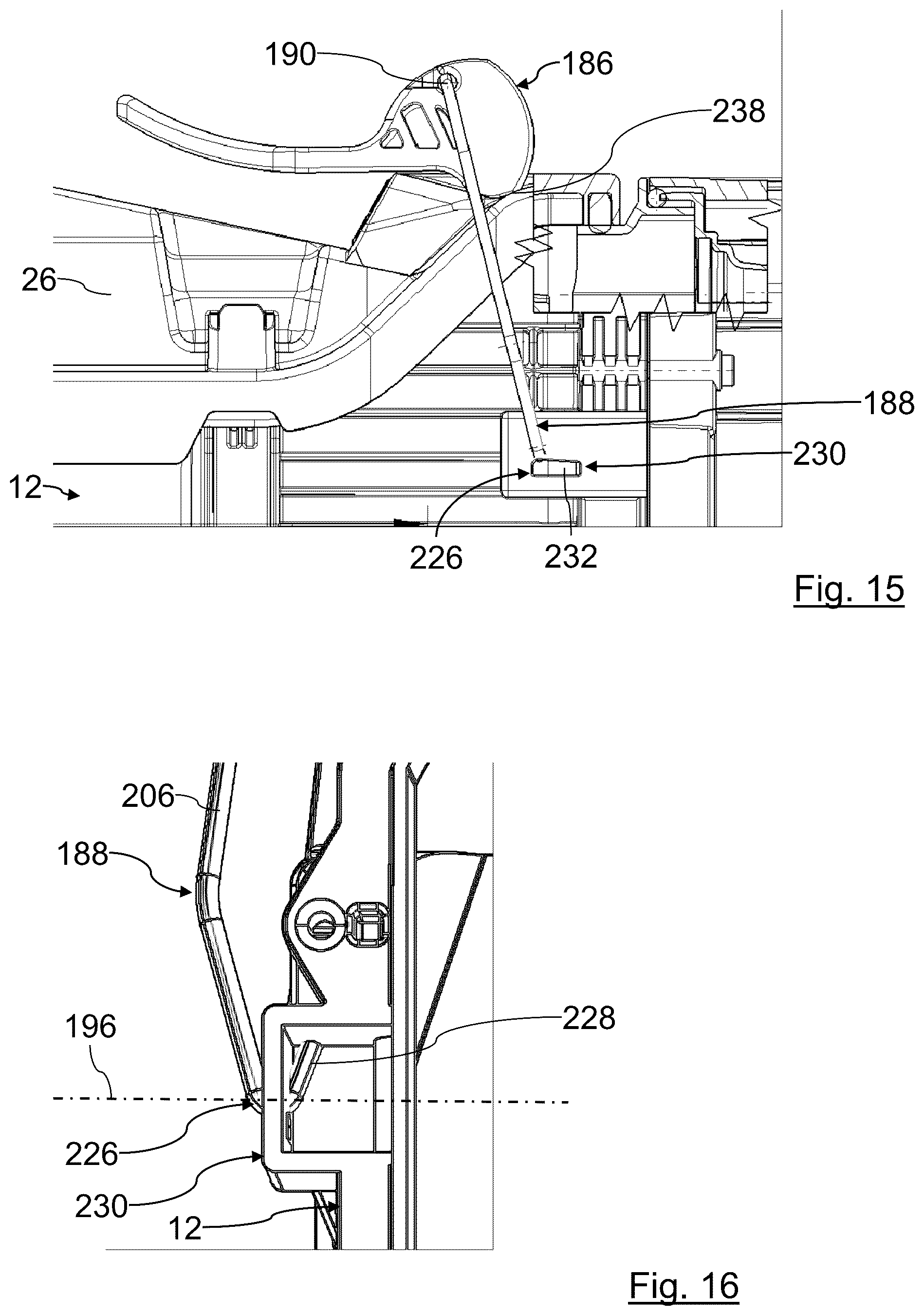 Patent US12576357 Figure 8 – Filter housing of a filter for a fluid and filter