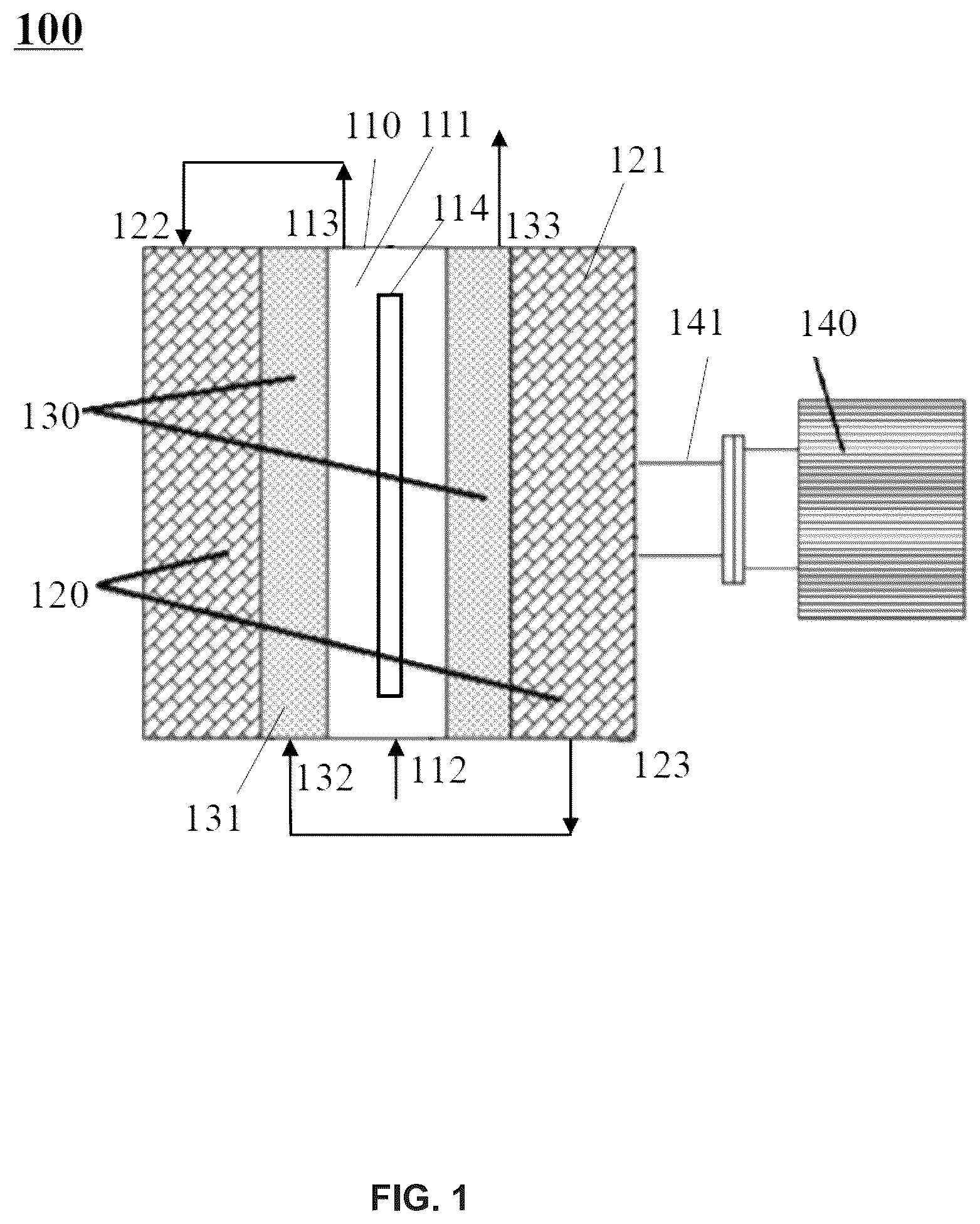 Patent US12576361 Figure 1 – Devices and methods for gas purification treatment