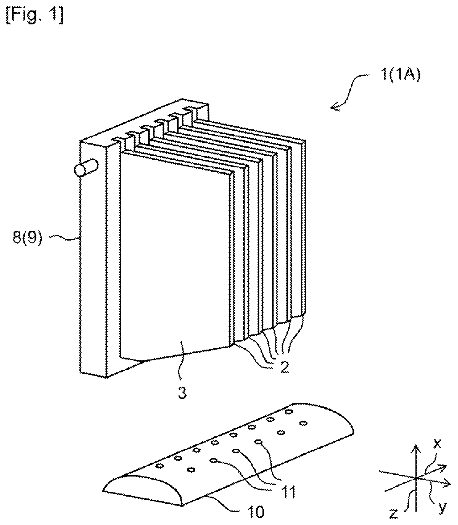 Patent US12576363 Figure 1 – Membrane treatment apparatus