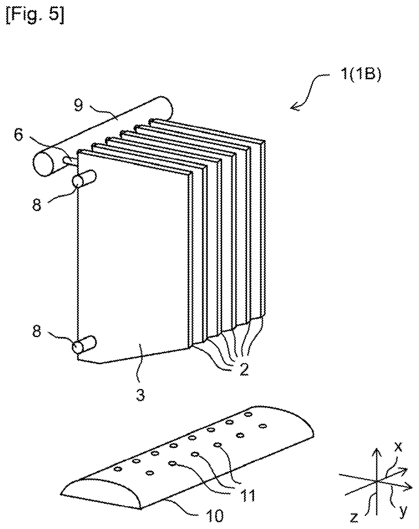 Patent US12576363 Figure 5 – Membrane treatment apparatus