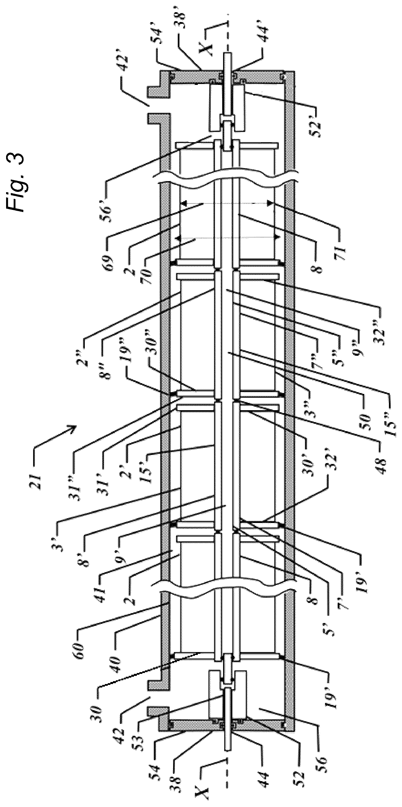 Patent US12576364 Figure 3 – Spiral wound membrane modules with sensor and transmitter field