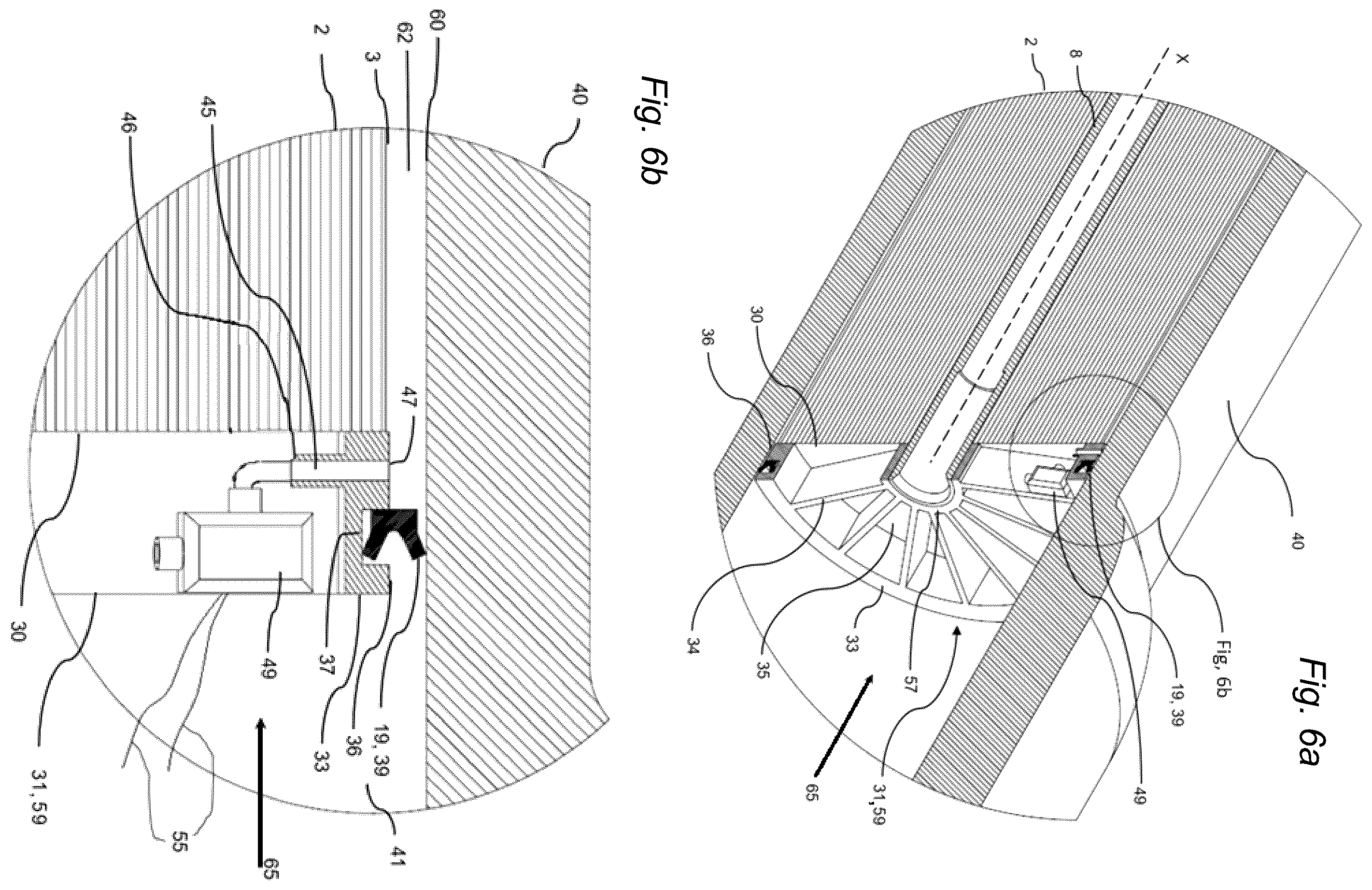 Patent US12576364 Figure 7 – Spiral wound membrane modules with sensor and transmitter field