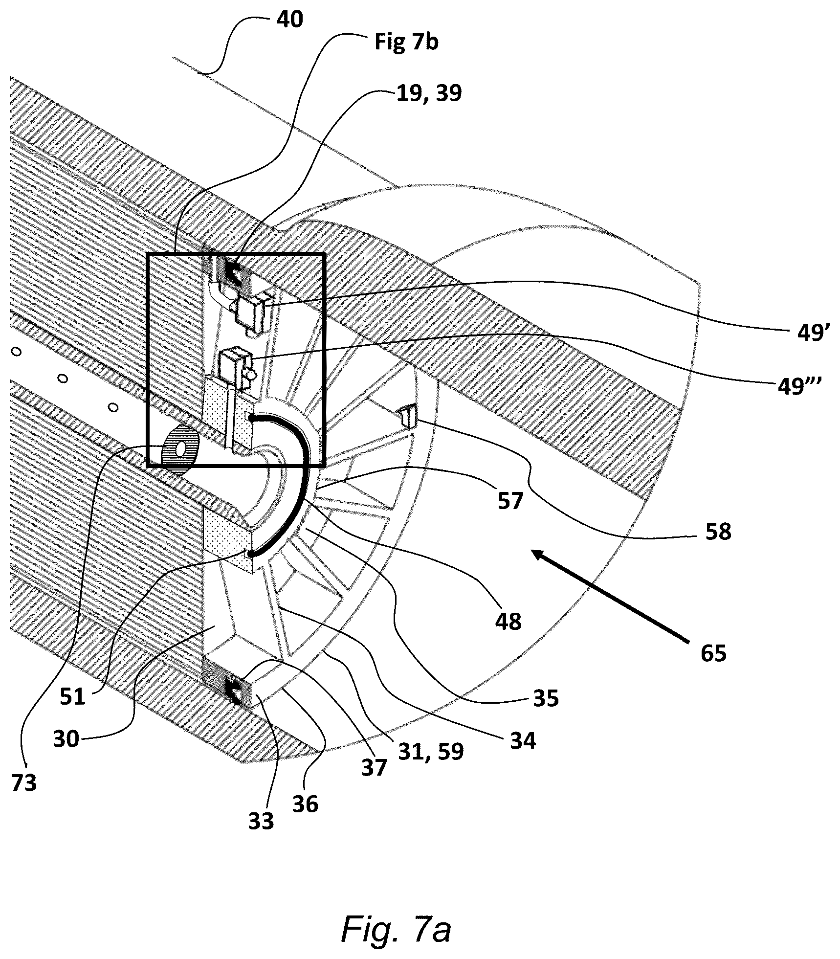 Patent US12576364 Figure 8 – Spiral wound membrane modules with sensor and transmitter field