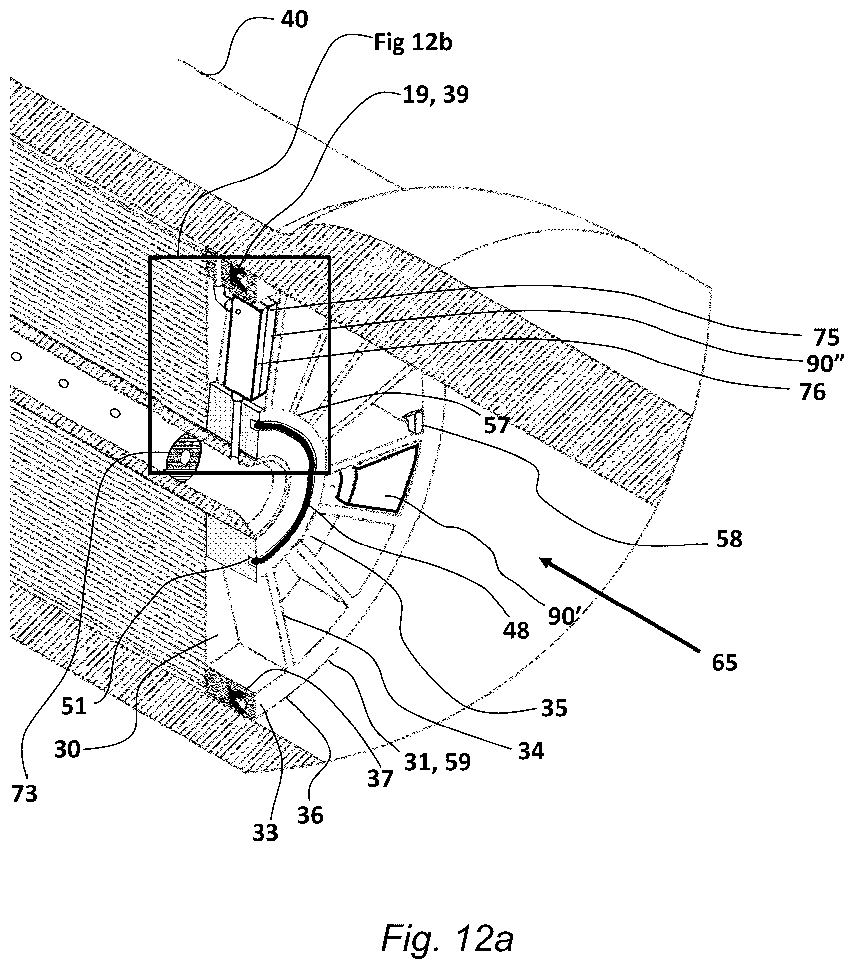 Patent US12576364 Figure 13 – Spiral wound membrane modules with sensor and transmitter field