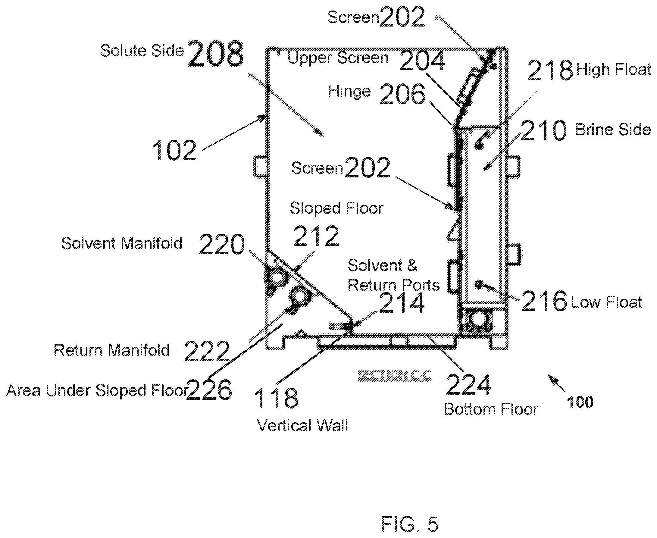 Patent US12576369 Figure 5 – High efficiency brine maker