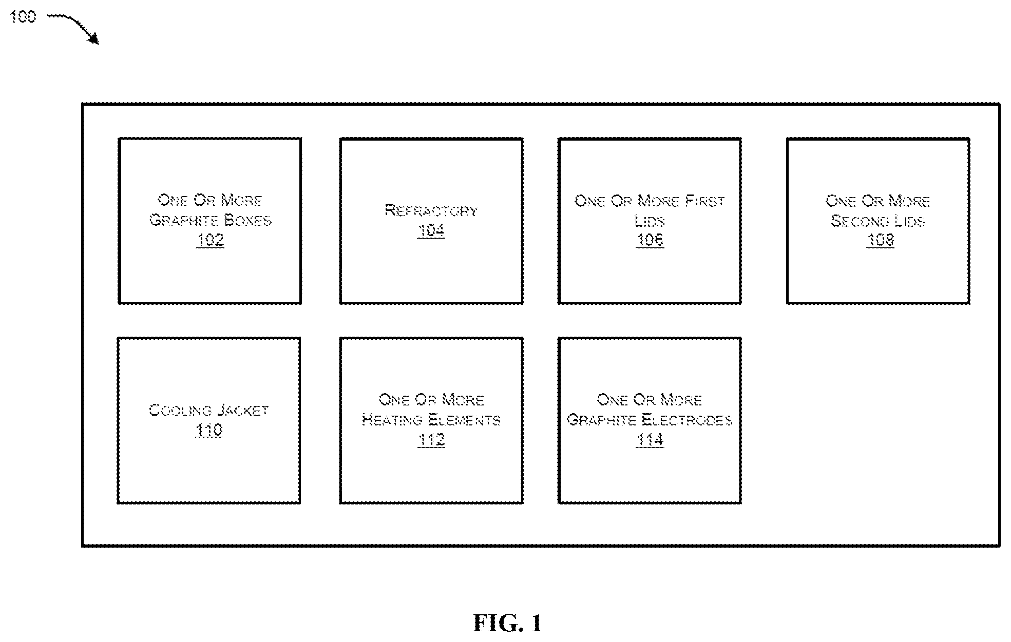 Patent US12576379 Figure 1 – Apparatus and method for preparation of negative electrode material