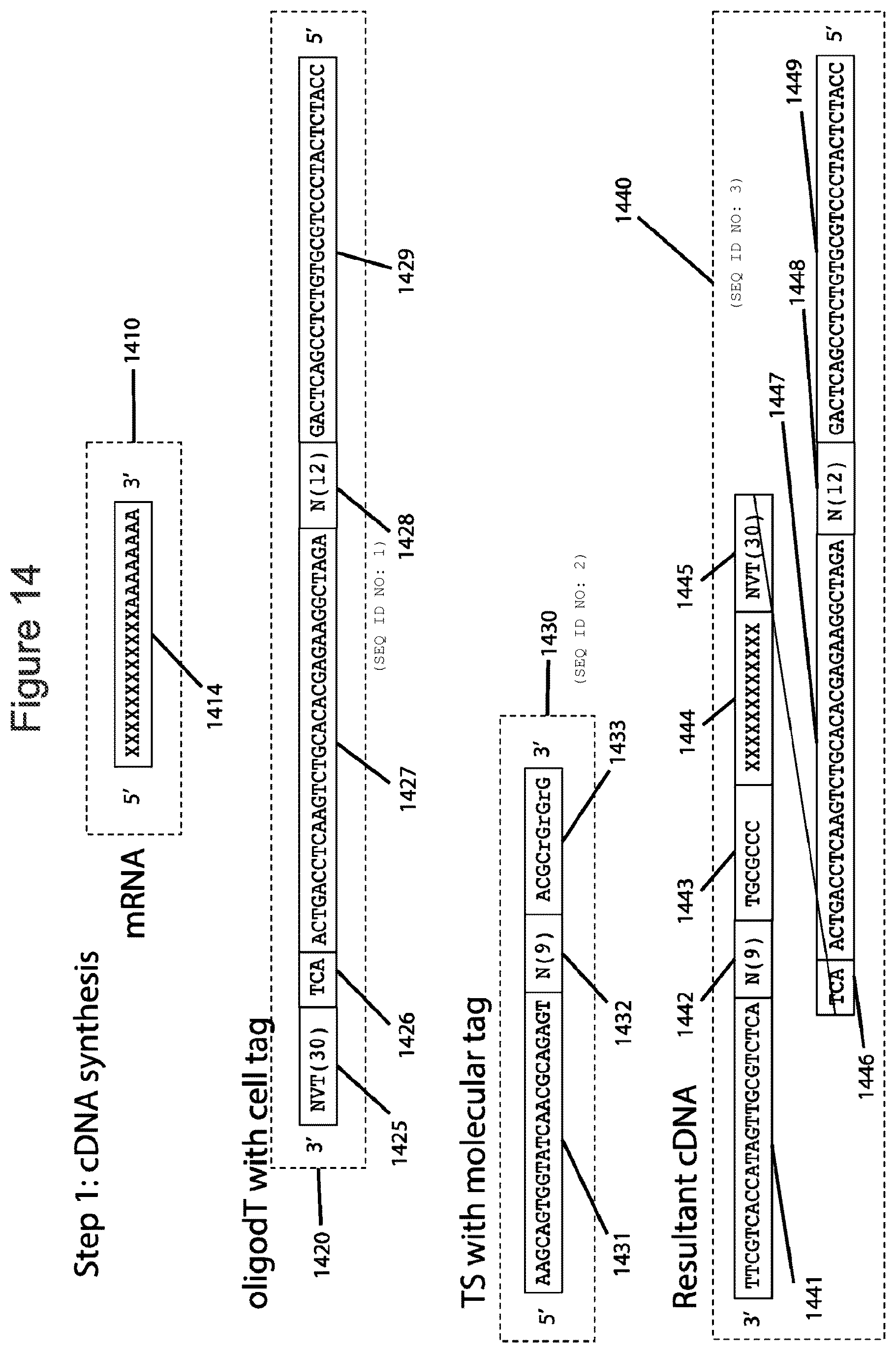 Patent US12576381 Figure 14 – Methods and compositions for tagging and analyzing samples