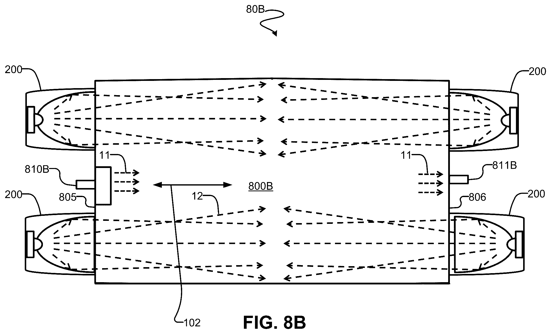 Patent US12576383 Figure 17 – Multi-reflector photoreactor for controlled irradiation of fluid