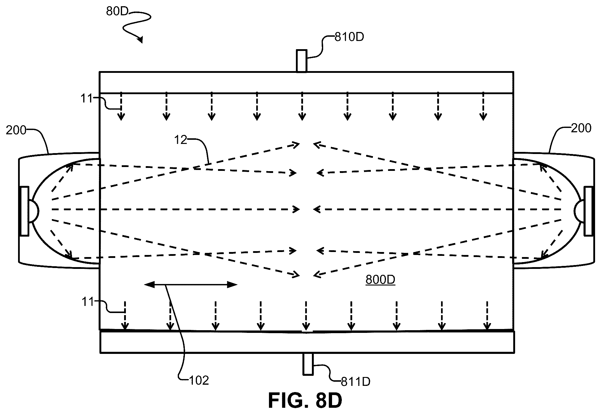 Patent US12576383 Figure 19 – Multi-reflector photoreactor for controlled irradiation of fluid