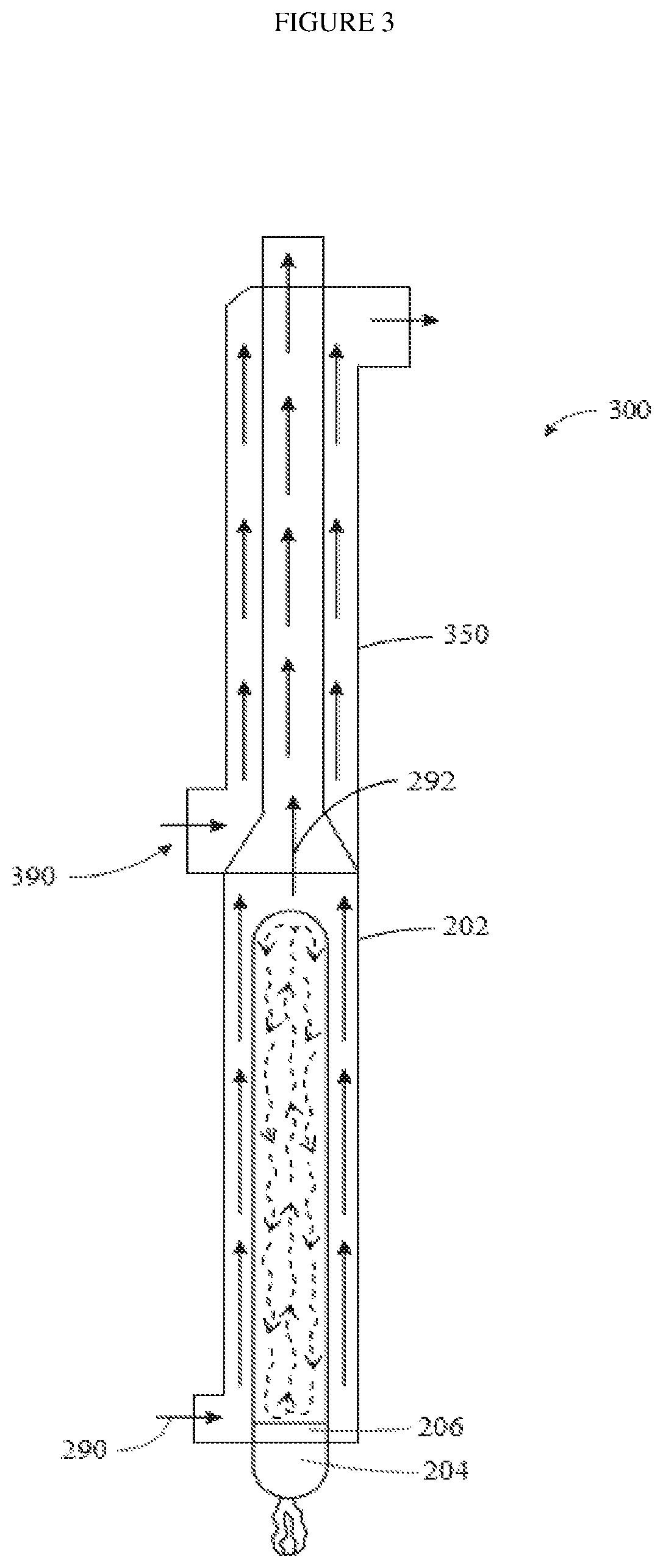 Patent US12576384 Figure 3 – Internally heated reactor for hydrocarbon conversion