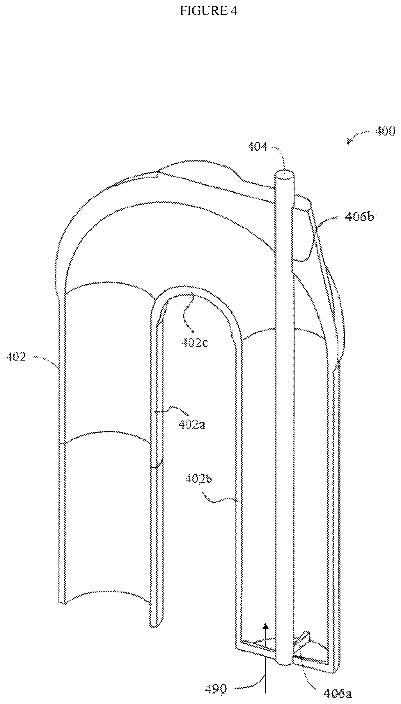 Patent US12576384 Figure 4 – Internally heated reactor for hydrocarbon conversion