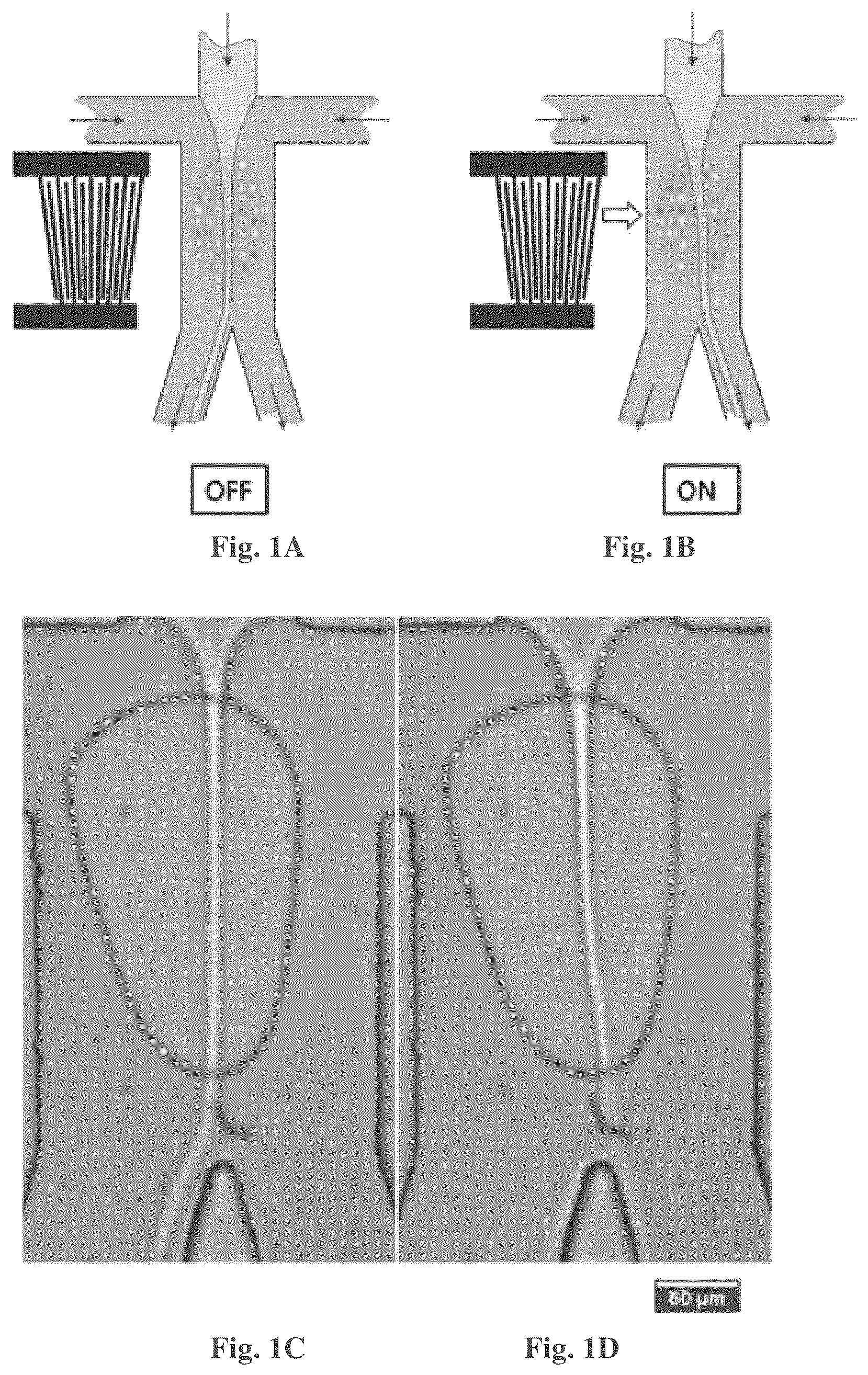 Patent US12576401 Figure 1 – Acoustic waves in microfluidics
