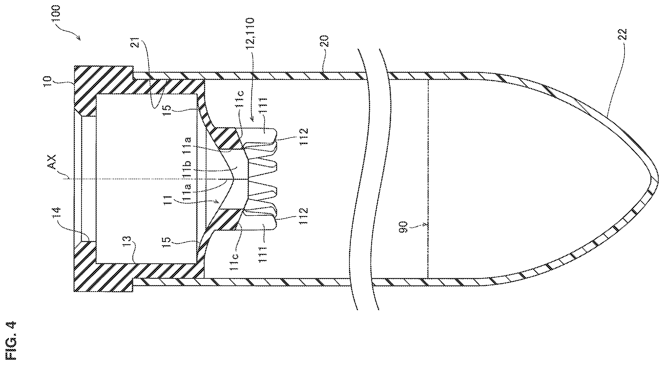 Patent US12576403 Figure 3 – Specimen container and cap
