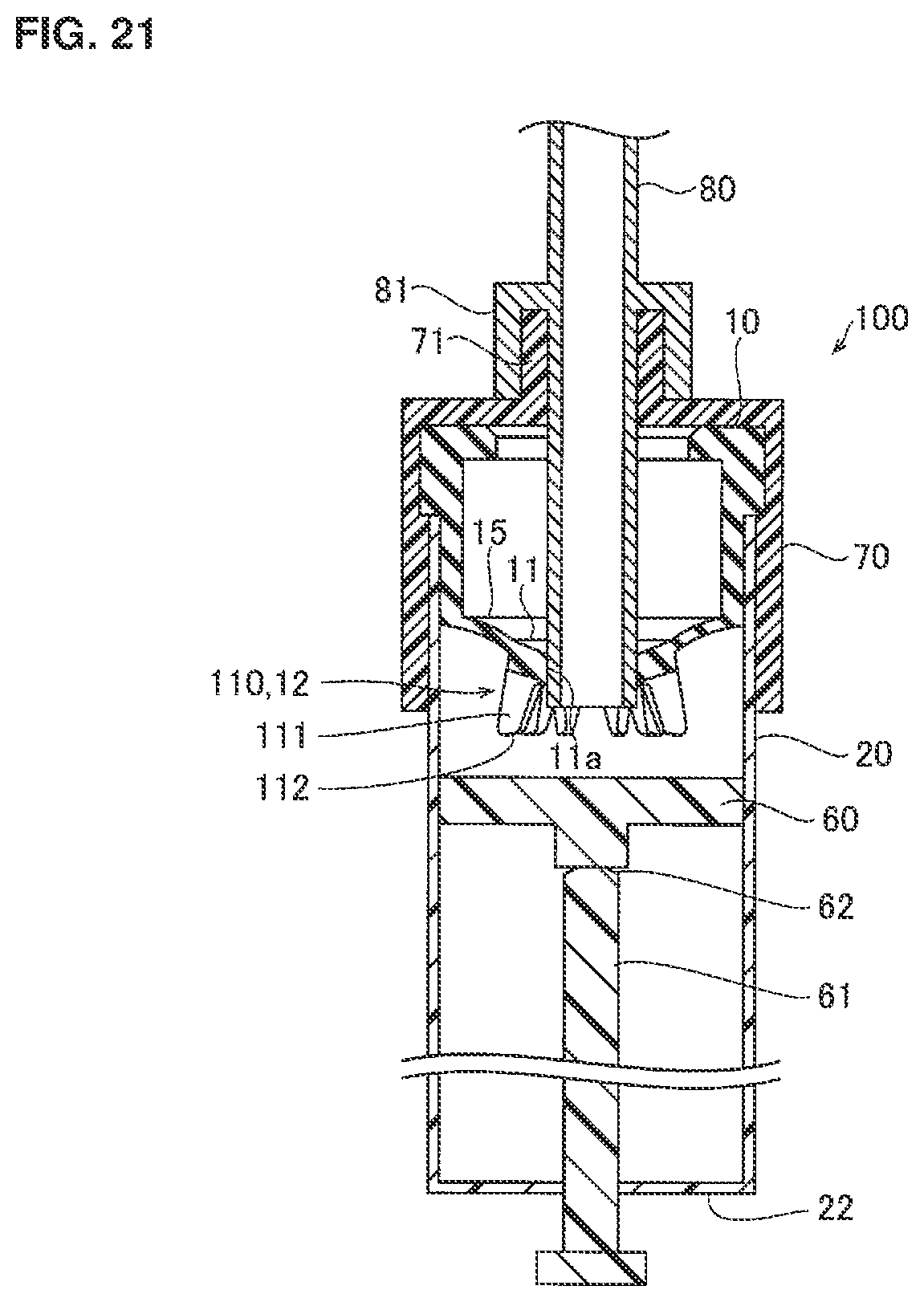 Patent US12576403 Figure 10 – Specimen container and cap