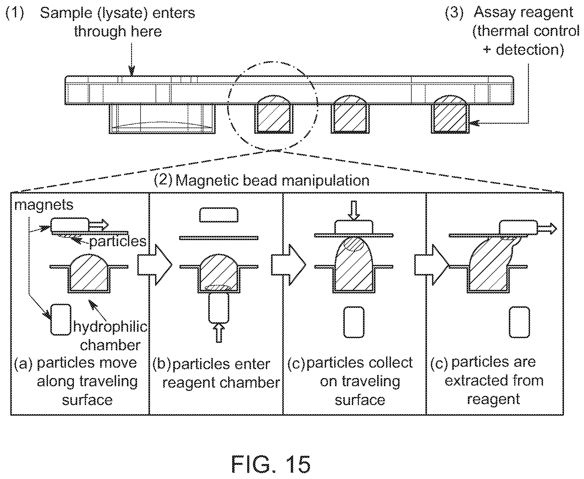 Patent US12576404 Figure 19 – Disposable reagent scaffold for biochemical process integration