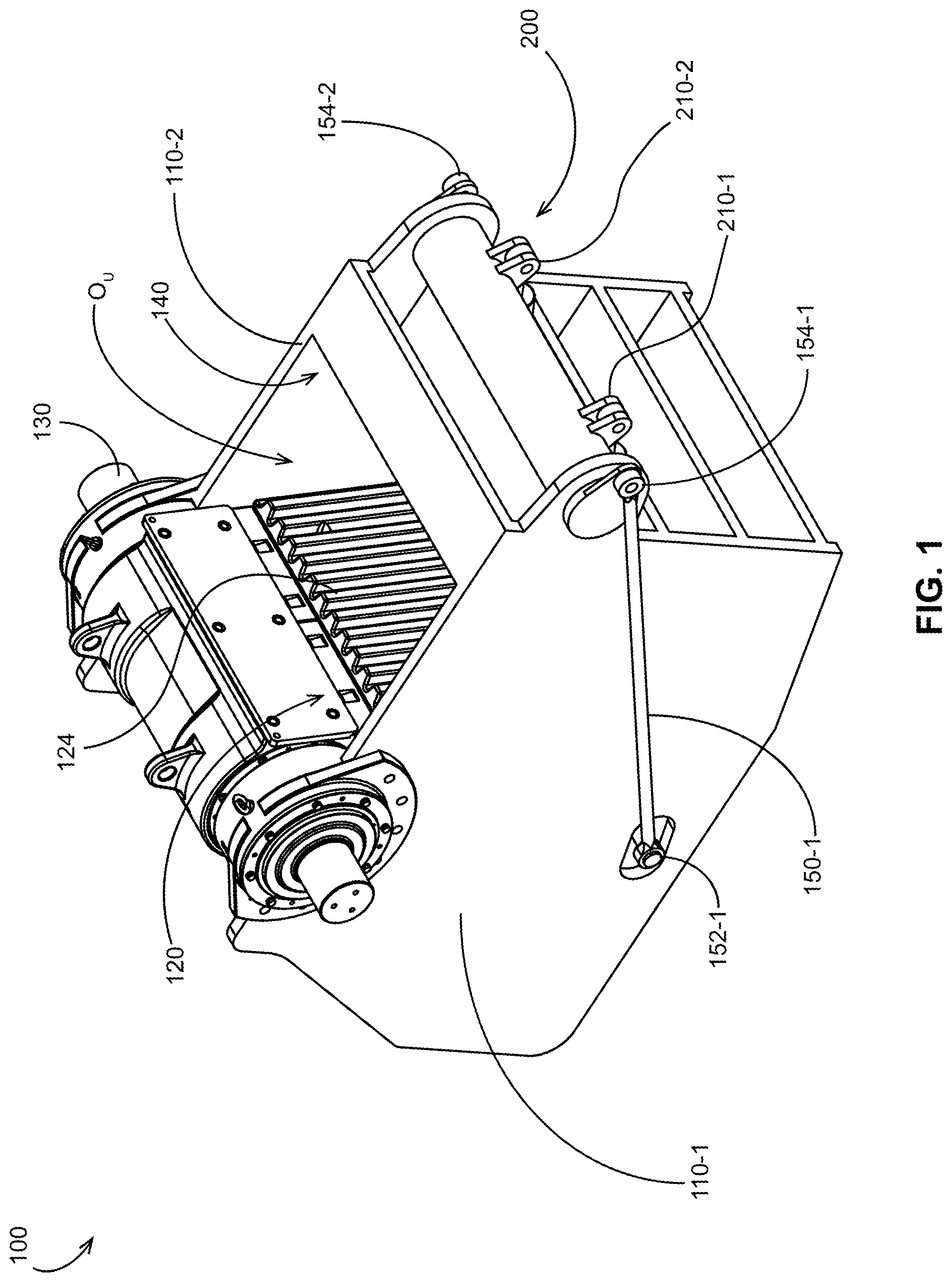 Patent US12576406 Figure 1 – Jaw crusher systems, methods, and apparatus