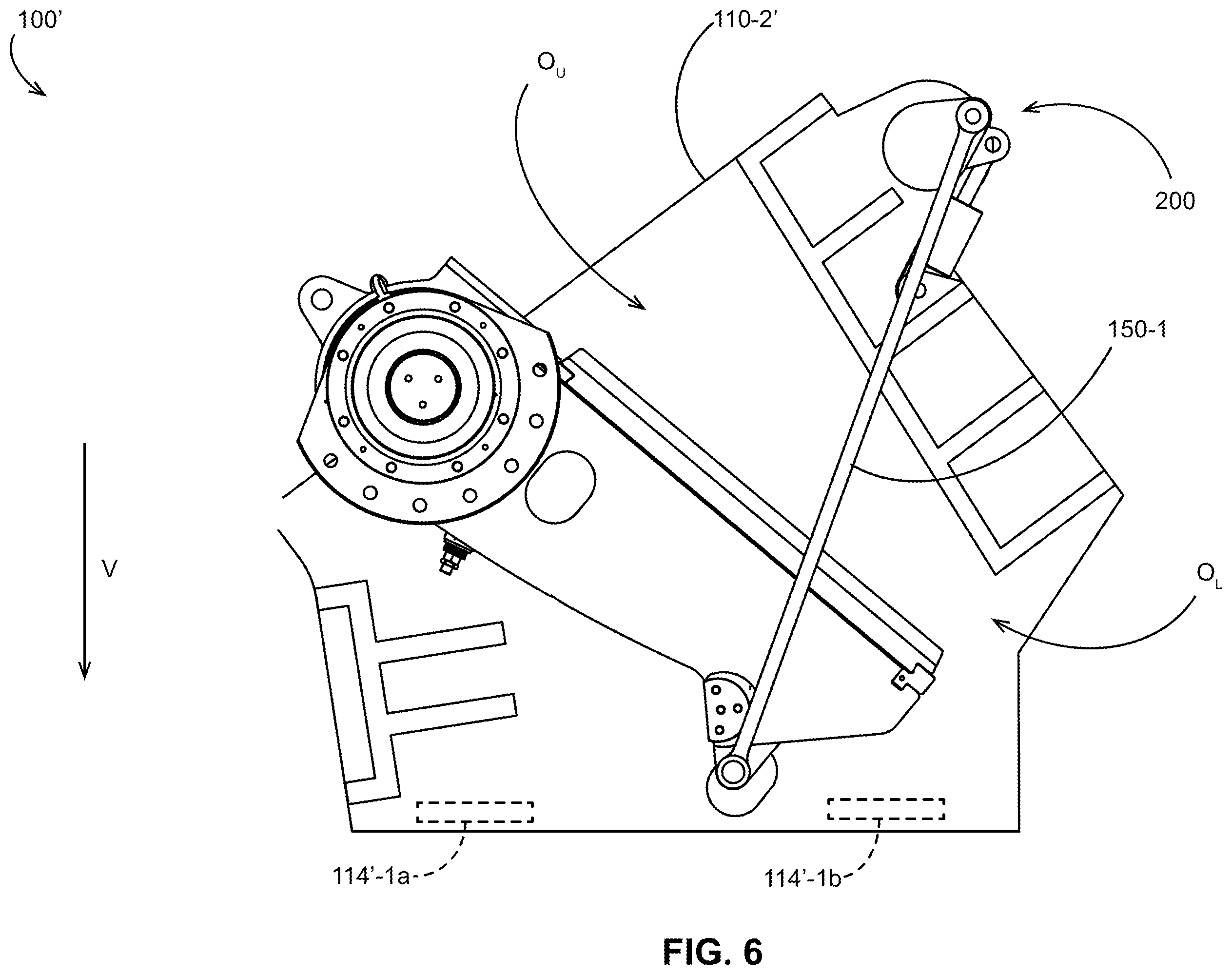 Patent US12576406 Figure 6 – Jaw crusher systems, methods, and apparatus