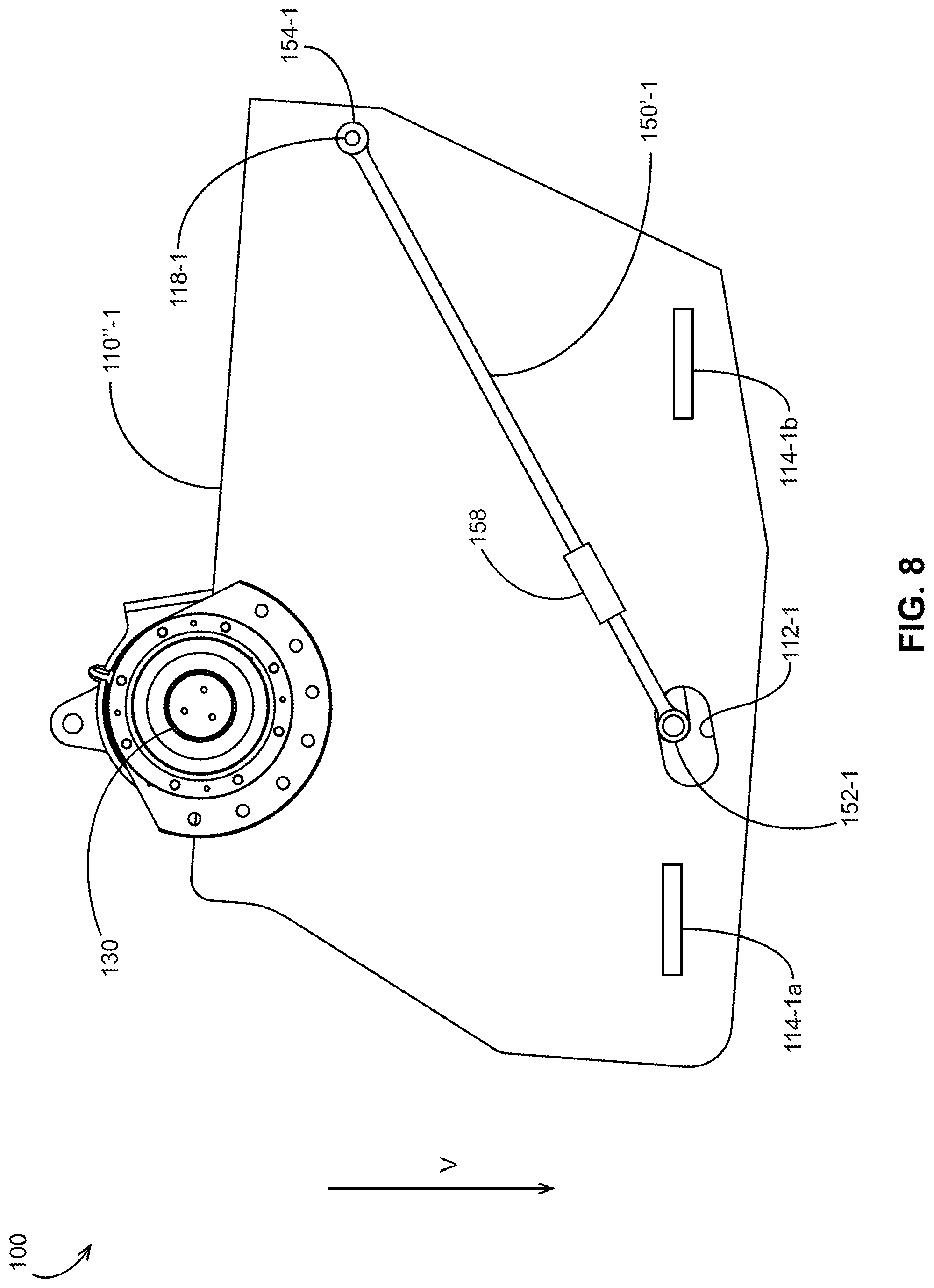 Patent US12576406 Figure 8 – Jaw crusher systems, methods, and apparatus