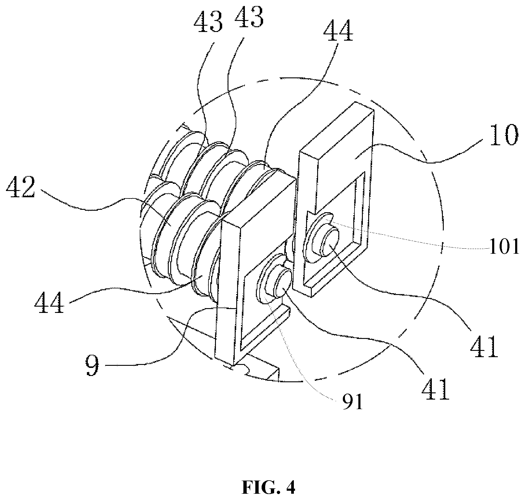 Patent US12576407 Figure 3 – Portable paper shredder