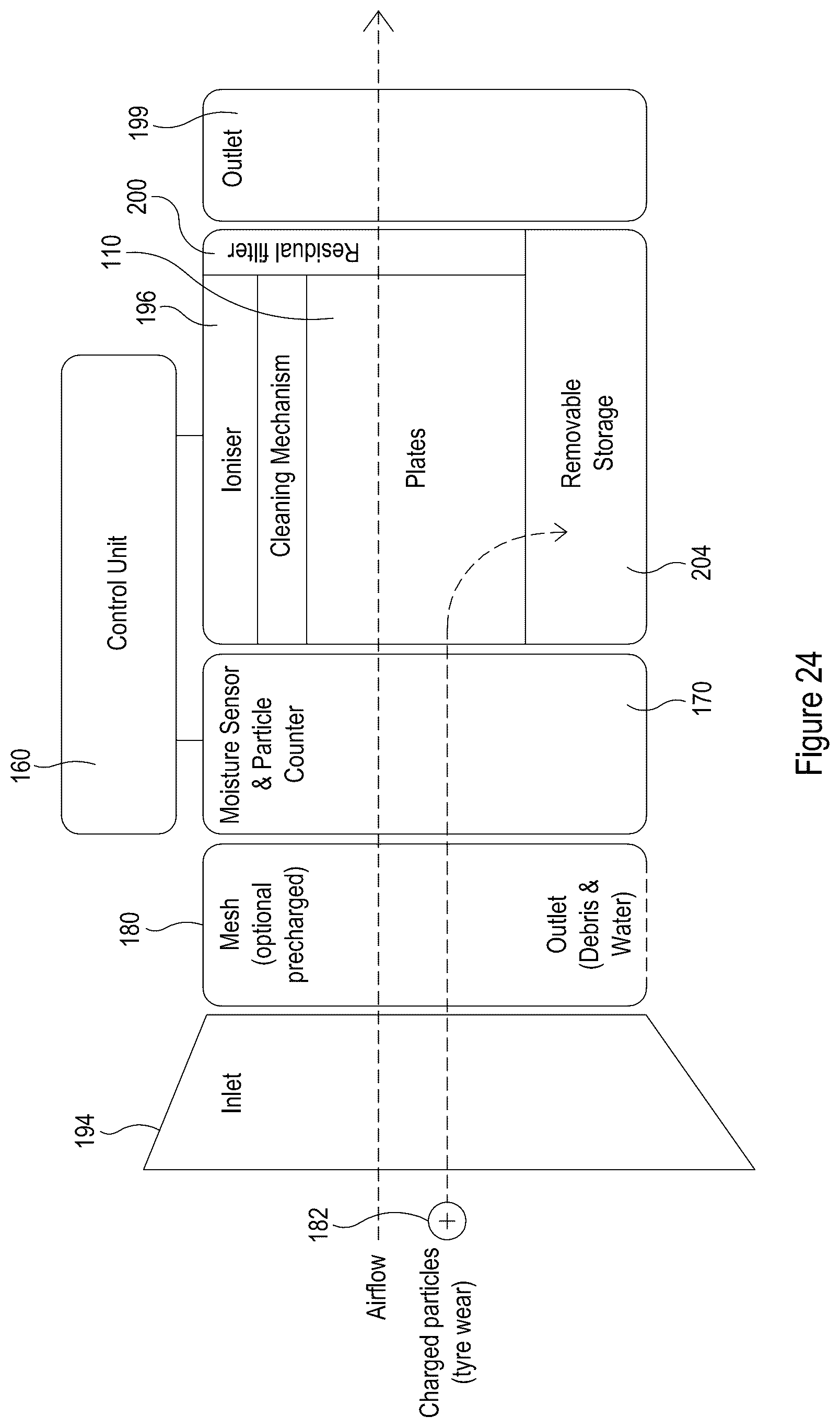 Patent US12576409 Figure 17 – Particulate collecting device