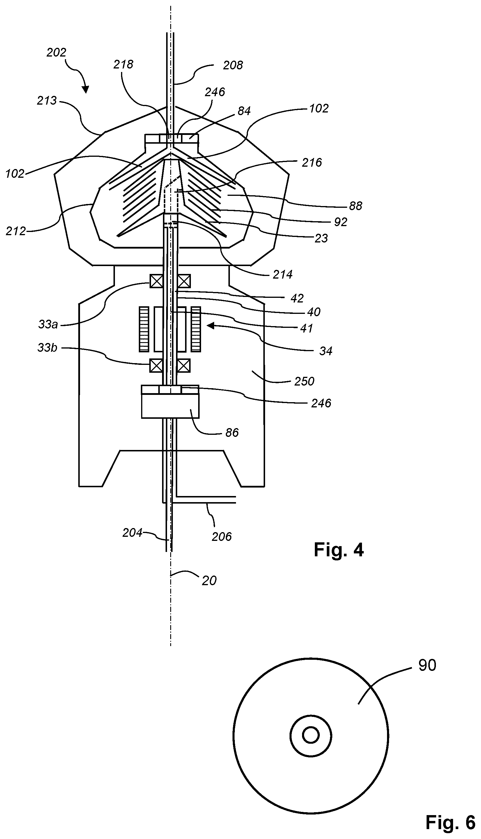 Patent US12576410 Figure 4 – Centrifugal separation system and method with flow control to a heavy phase receiving container