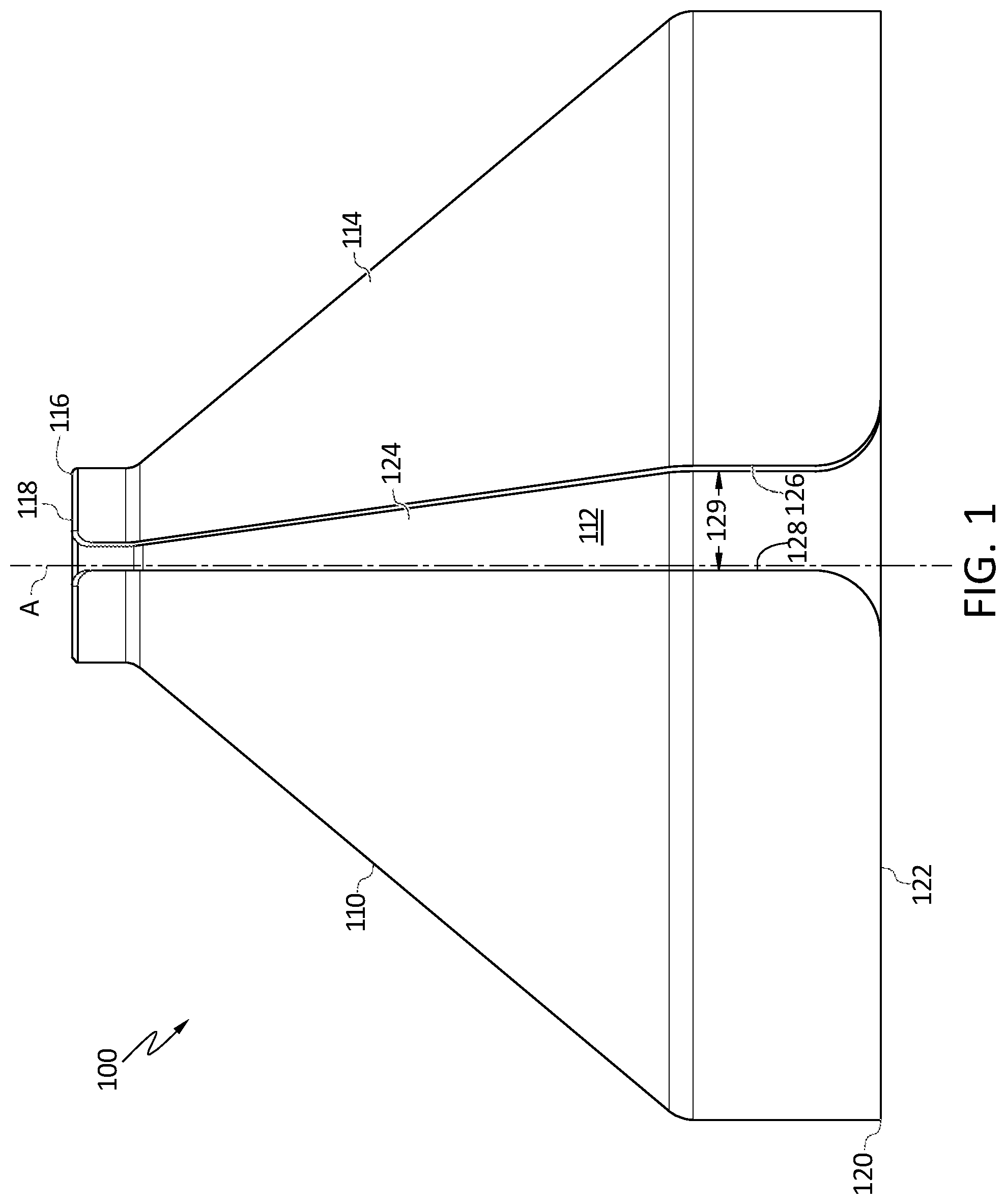 Patent US12576412 Figure 1 – Devices and methods for the deflection of fluid