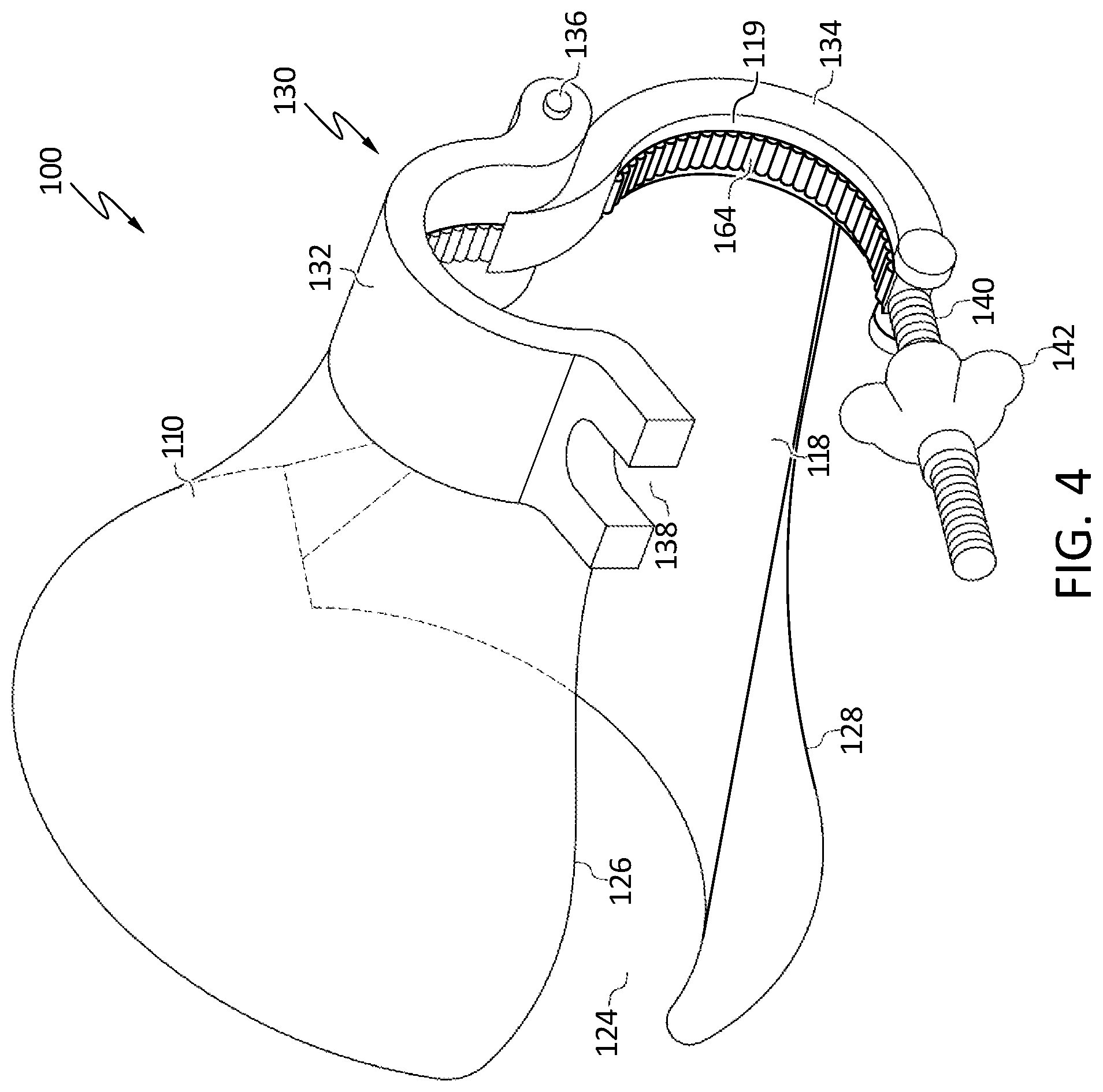 Patent US12576412 Figure 4 – Devices and methods for the deflection of fluid