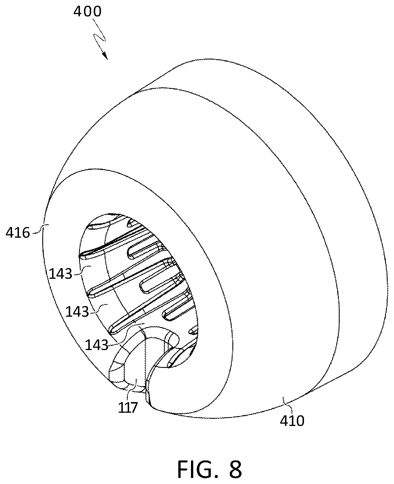 Patent US12576412 Figure 9 – Devices and methods for the deflection of fluid