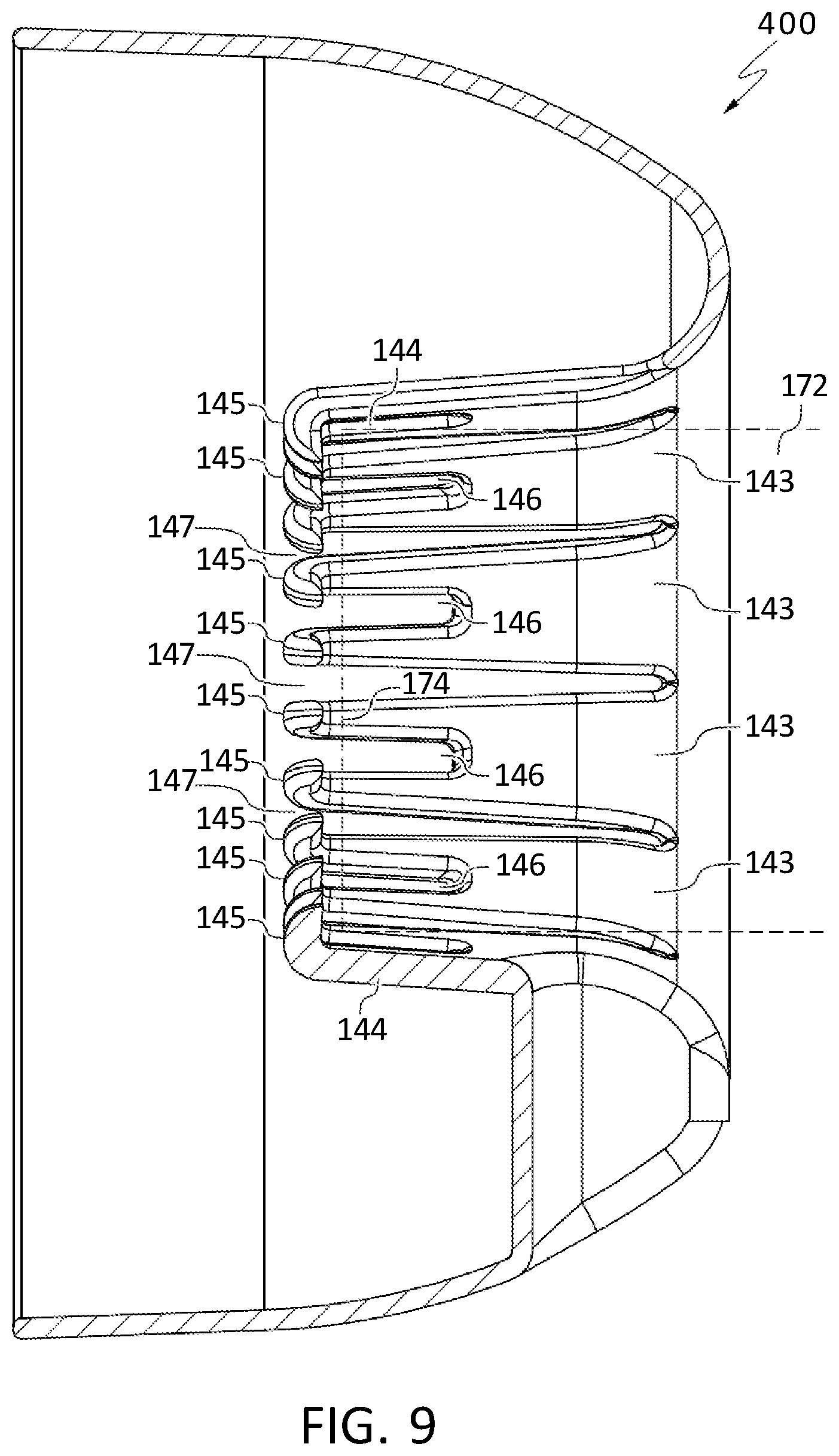 Patent US12576412 Figure 10 – Devices and methods for the deflection of fluid