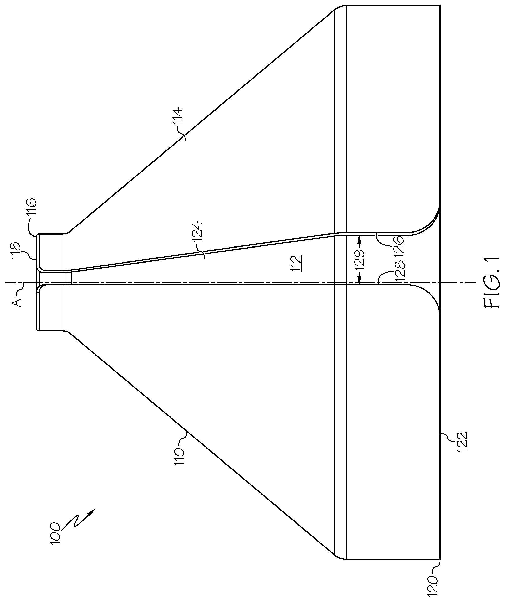 Patent US12576417 Figure 1 – Devices and methods for the deflection of fluid