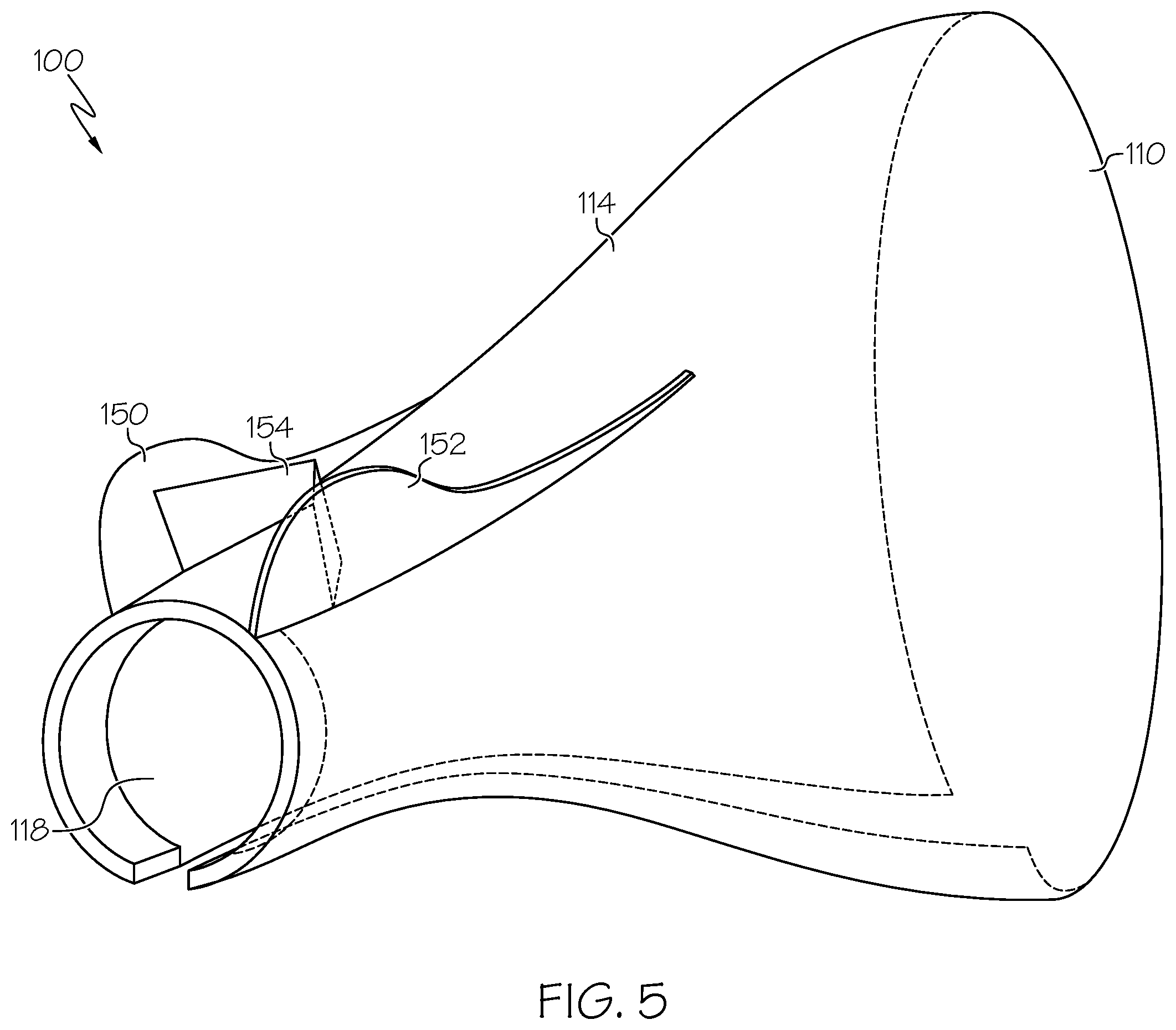 Patent US12576417 Figure 5 – Devices and methods for the deflection of fluid