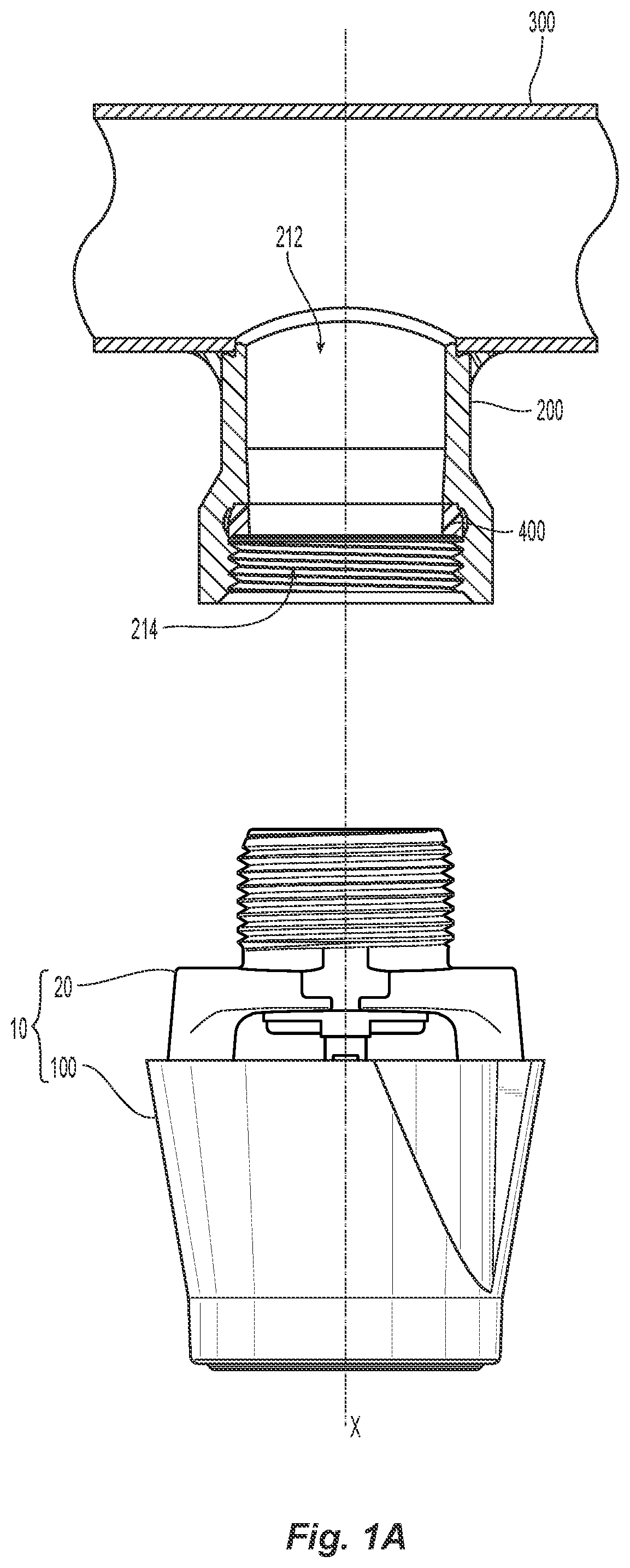 Patent US12576419 Figure 1 – Protective cover and installation tool for fire protection sprinklers
