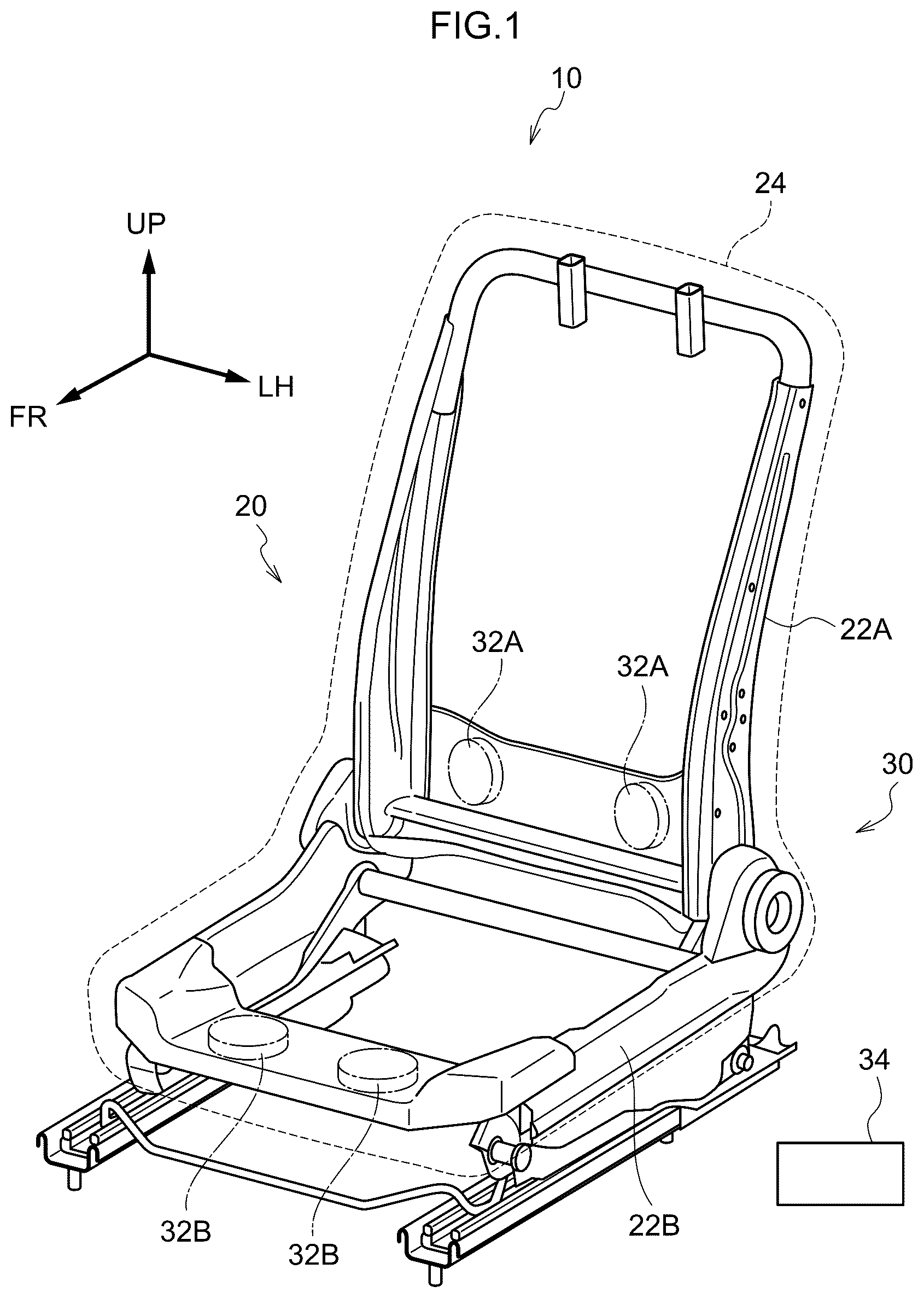 Patent US12576432 Figure 1 – Vibration device