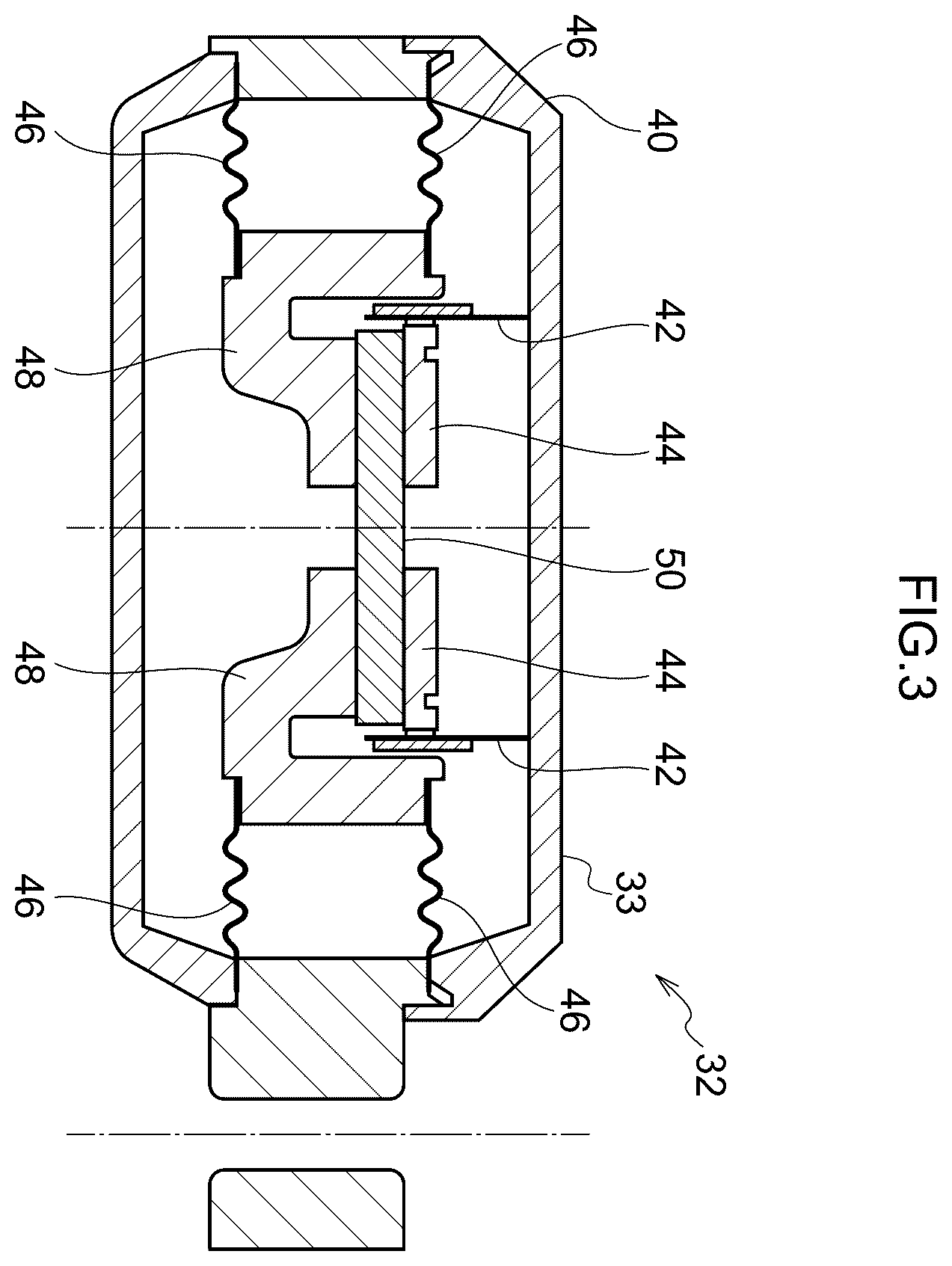 Patent US12576432 Figure 3 – Vibration device