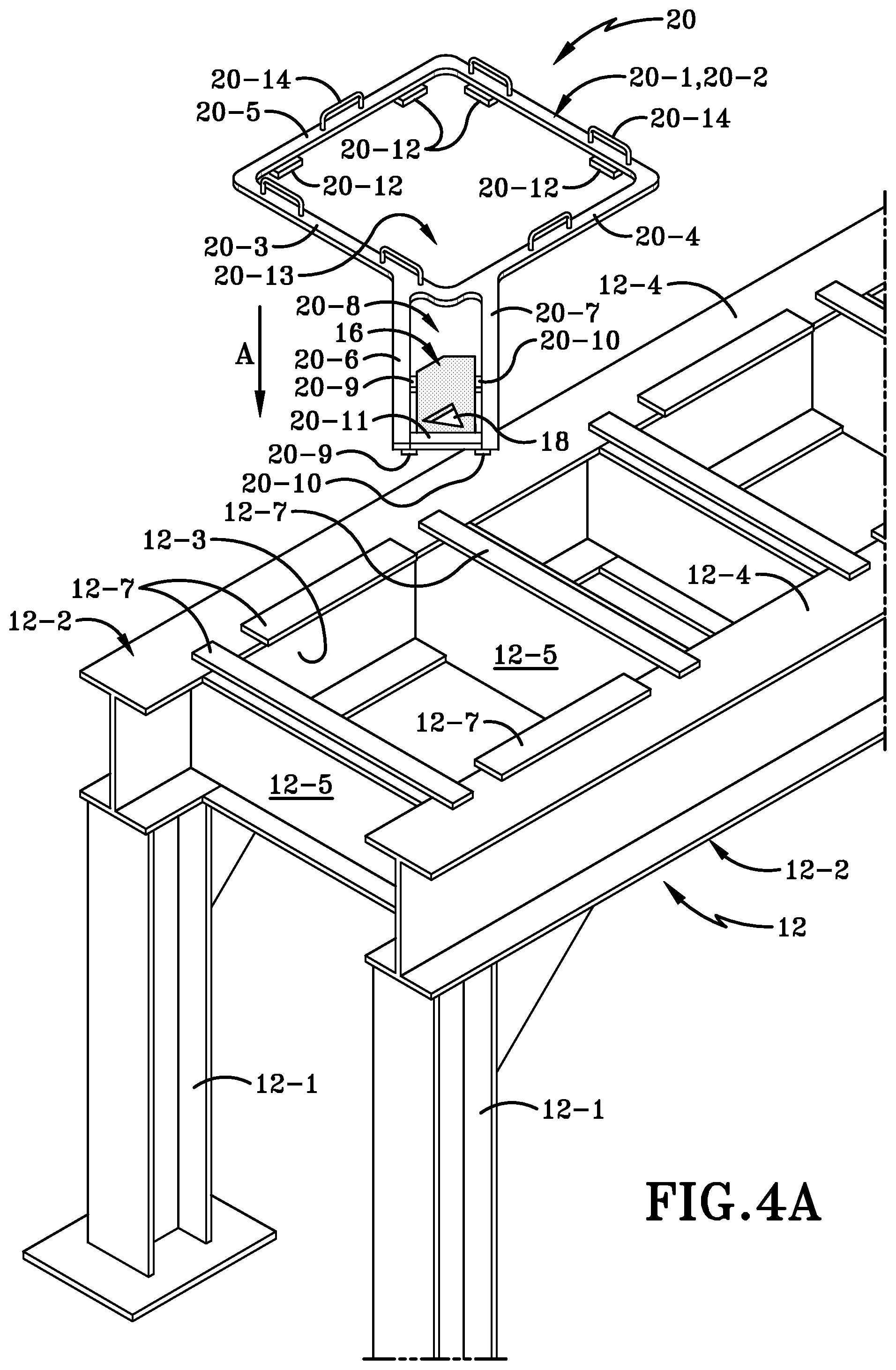 Patent US12576436 Figure 5 – Method and apparatus for vertical roll storage
