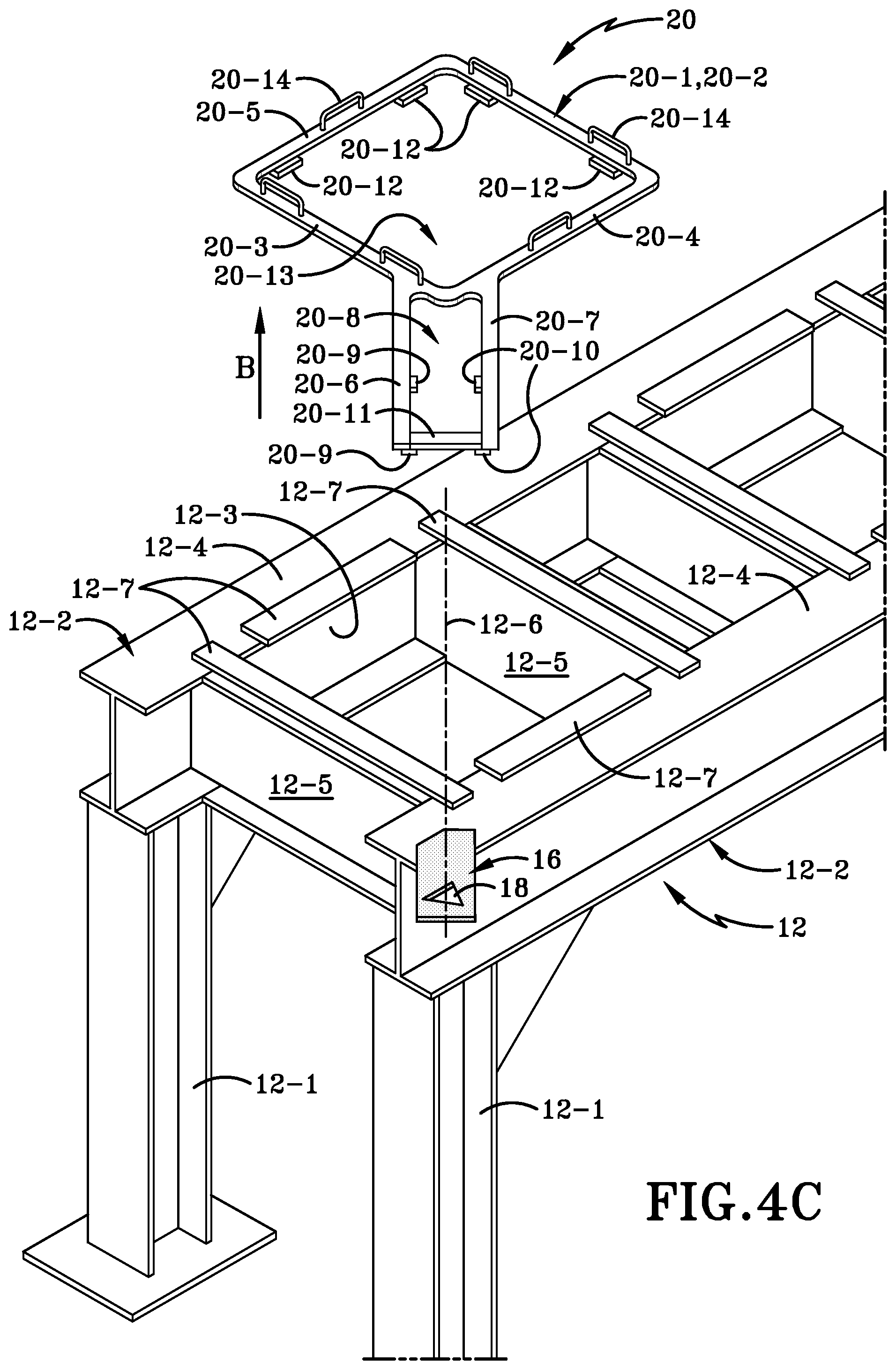 Patent US12576436 Figure 7 – Method and apparatus for vertical roll storage