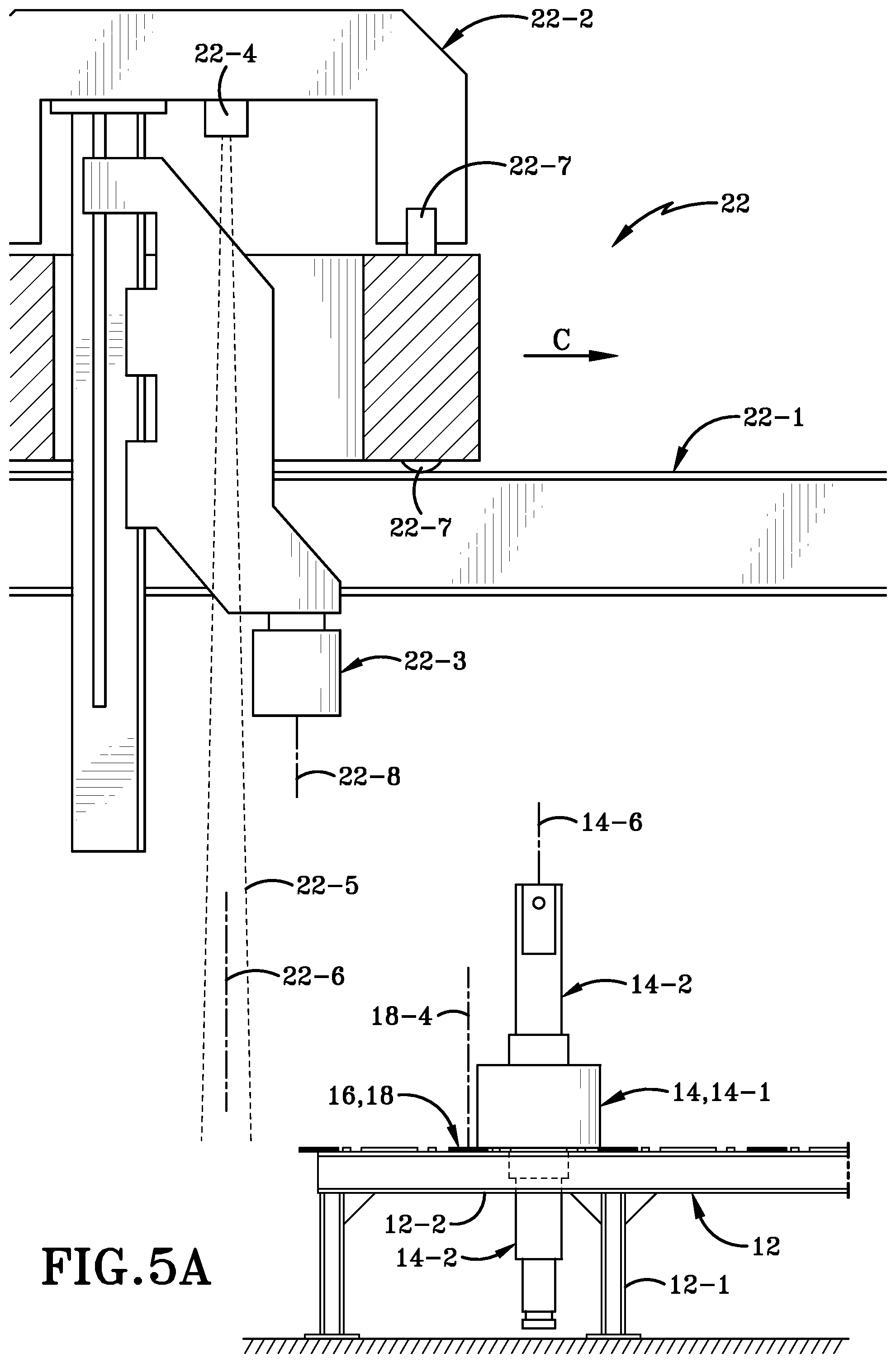 Patent US12576436 Figure 8 – Method and apparatus for vertical roll storage