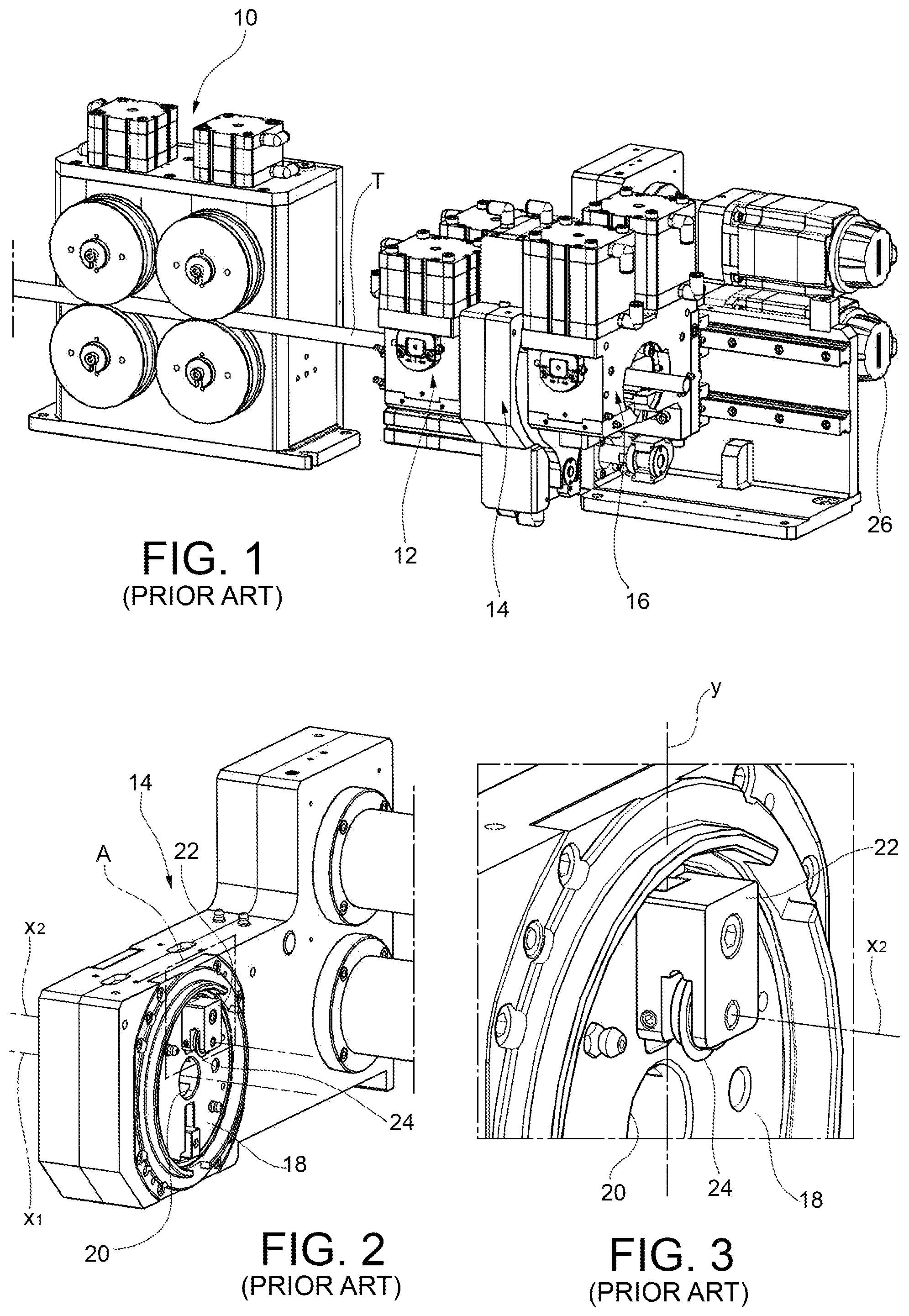 Patent US12576438 — Apparatus for the orbital cutting and calibration of tubes — Figure 1