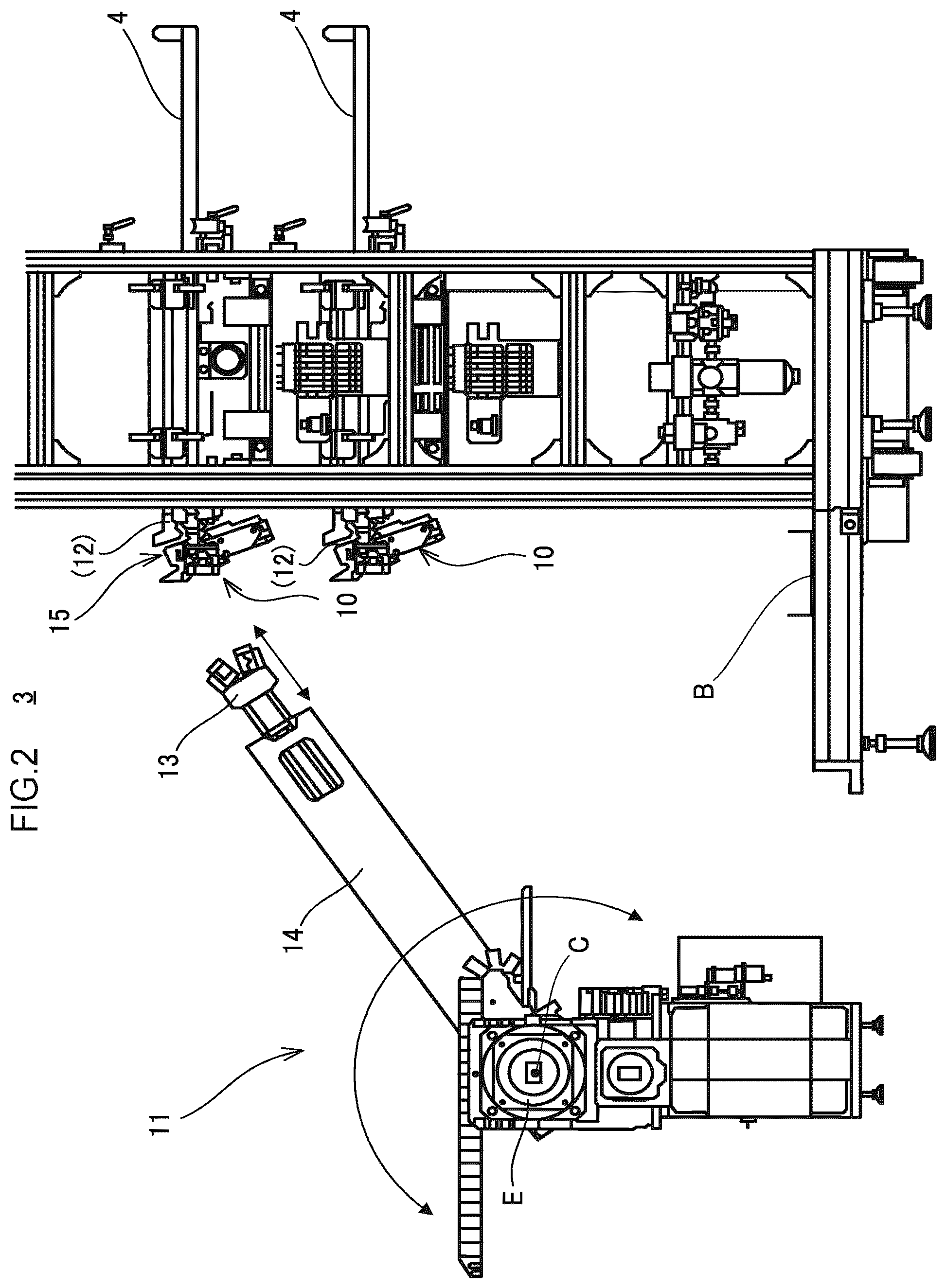 Patent US12576439 Figure 3 – Tube bending system