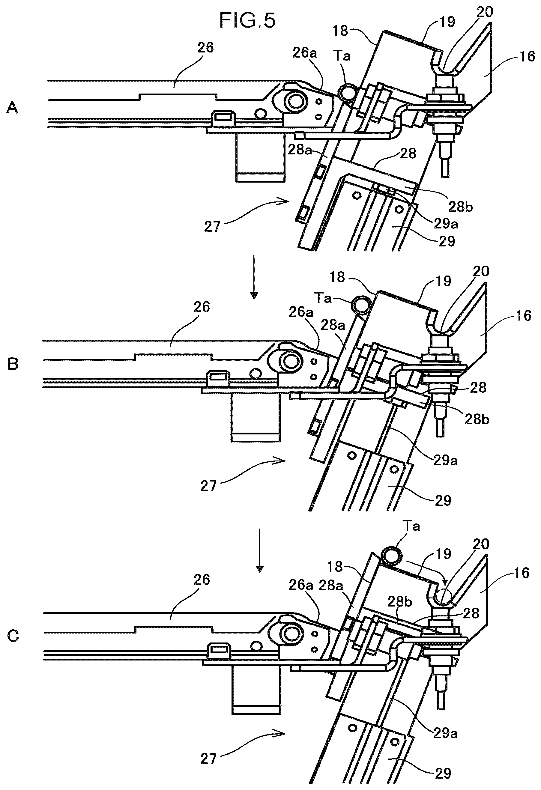 Patent US12576439 Figure 6 – Tube bending system