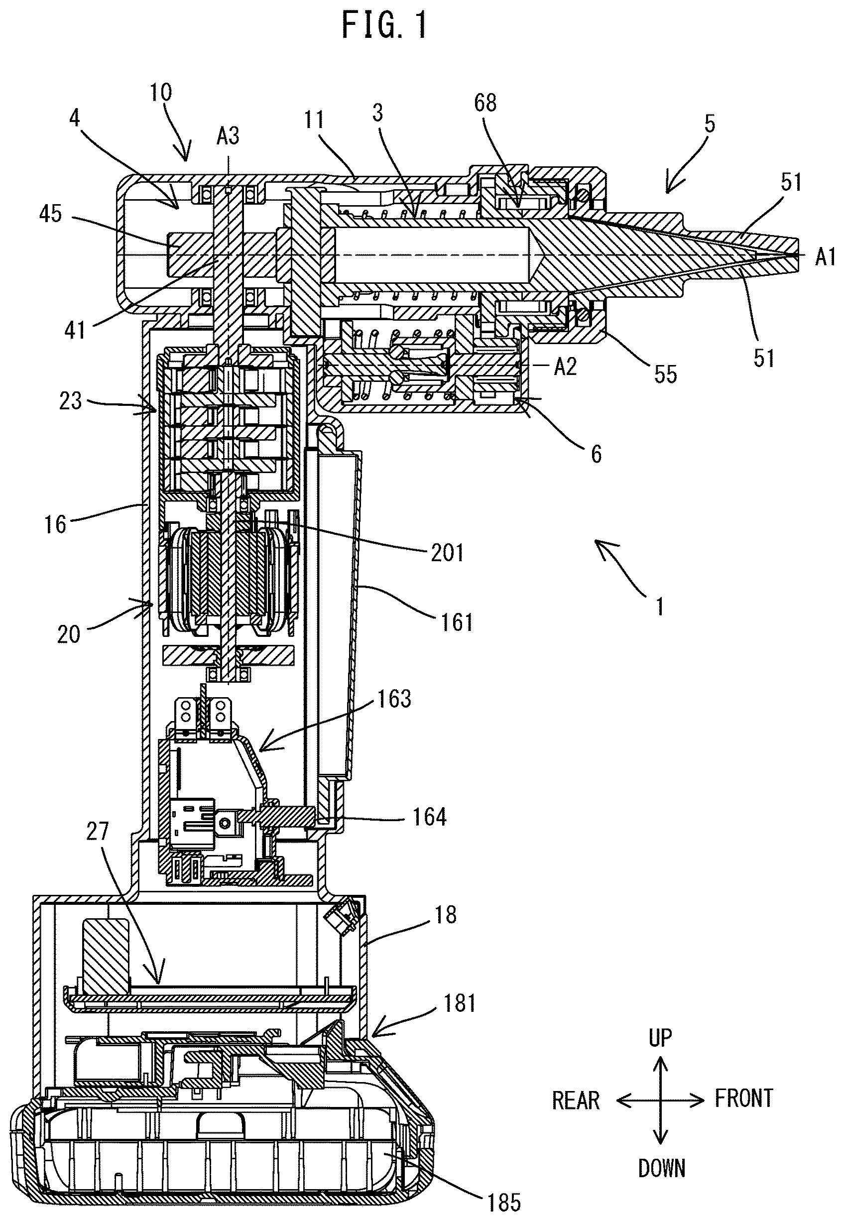 Patent US12576441 Figure 1 – Pipe expanding tool