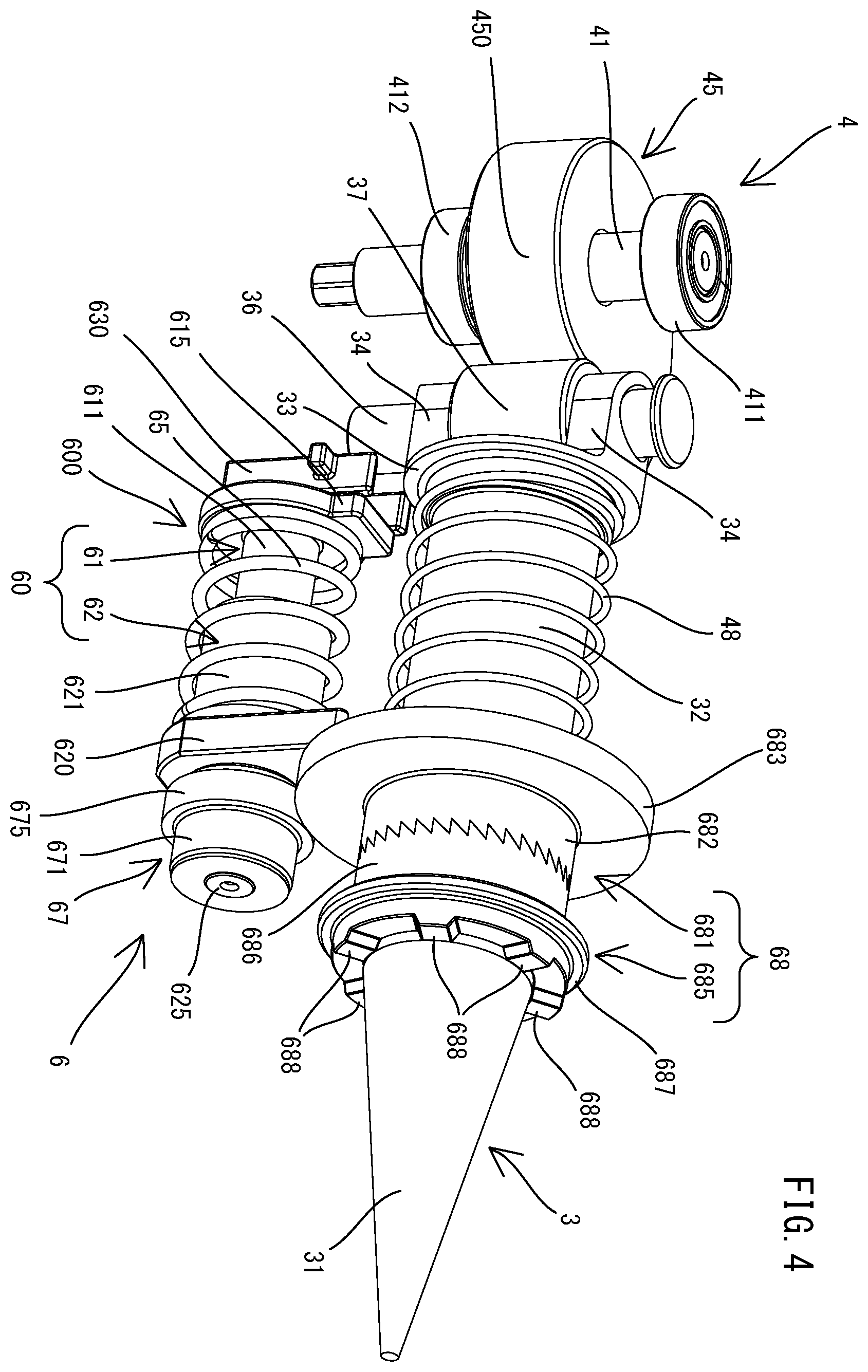 Patent US12576441 Figure 4 – Pipe expanding tool