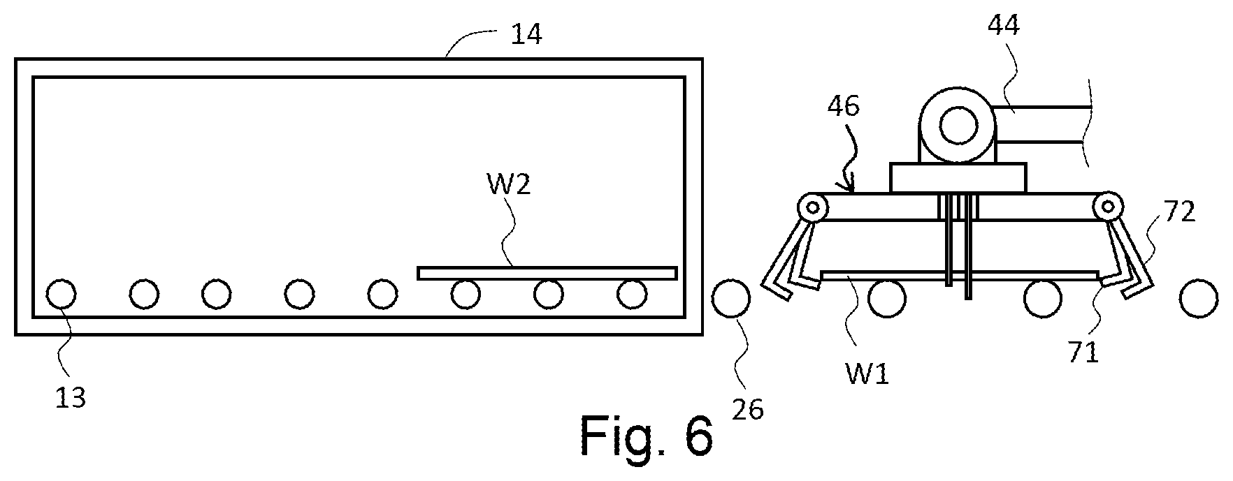 Patent US12576443 Figure 7 – Method of manufacturing press-formed product, apparatus for transporting heated workpiece, and hot-press manufacturing line