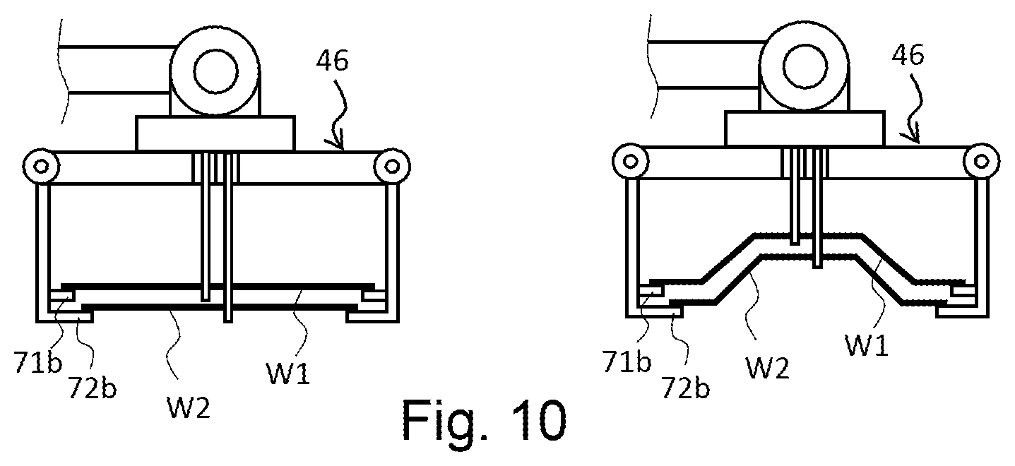 Patent US12576443 Figure 11 – Method of manufacturing press-formed product, apparatus for transporting heated workpiece, and hot-press manufacturing line