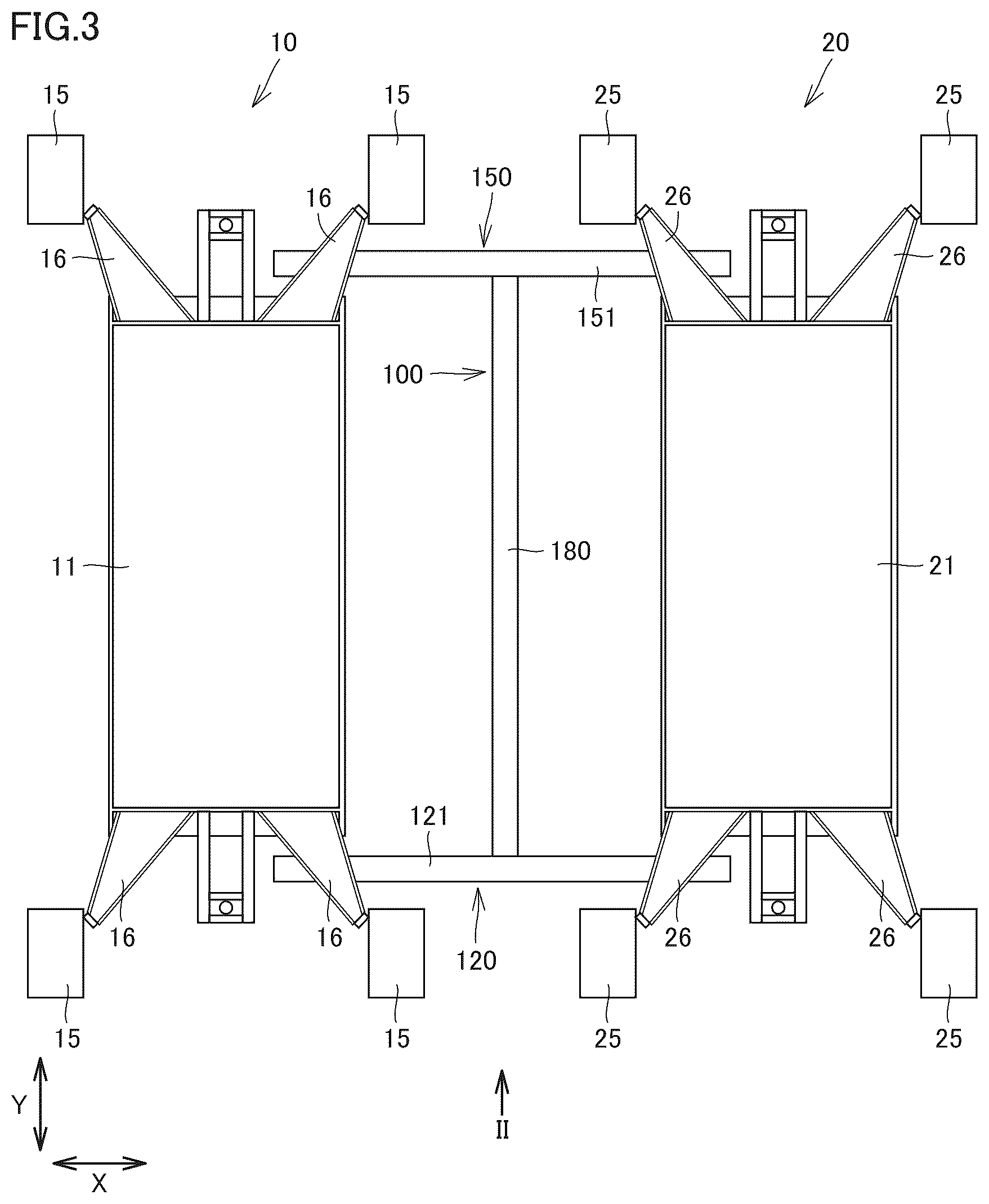 Patent US12576444 Figure 3 – Workpiece transport device