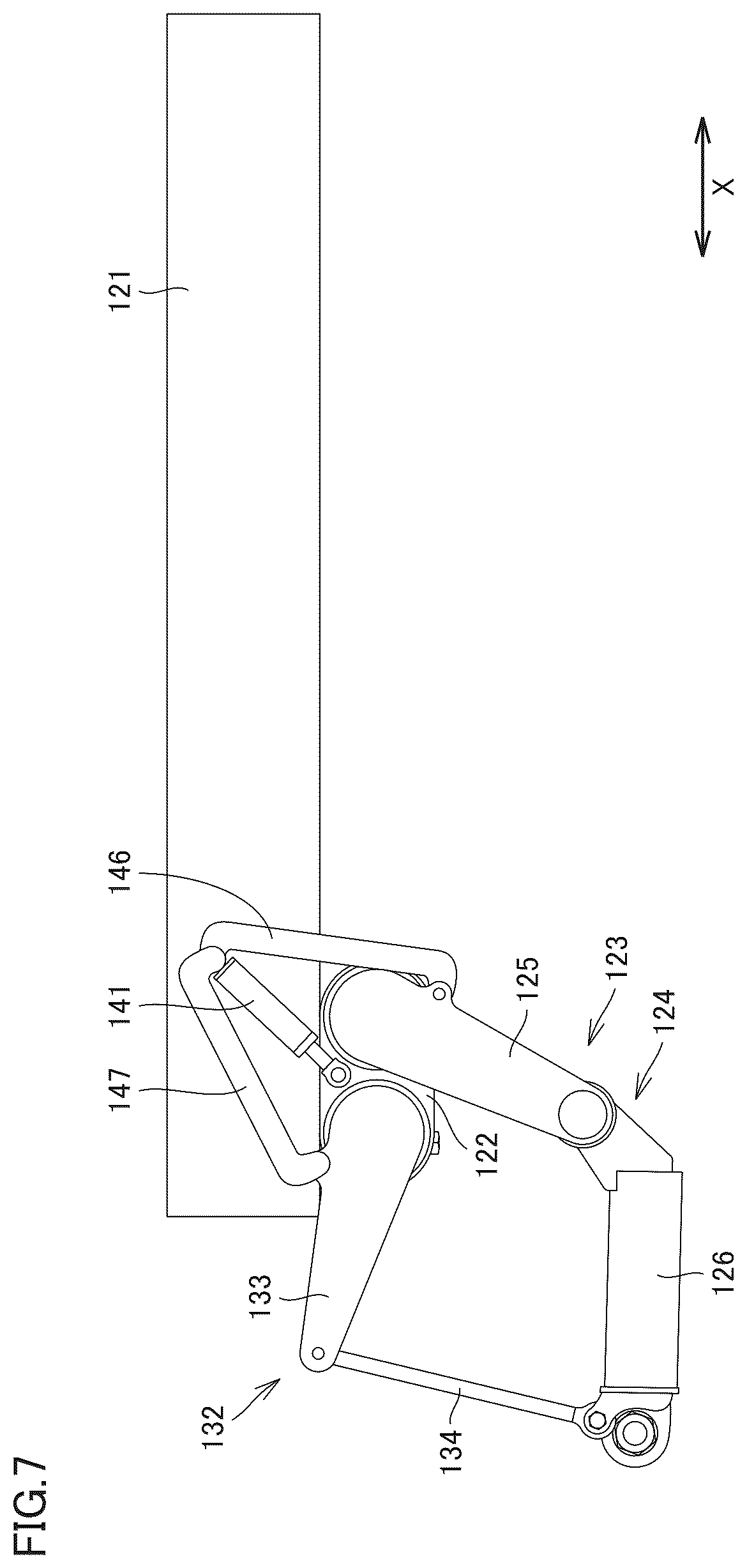 Patent US12576444 Figure 7 – Workpiece transport device