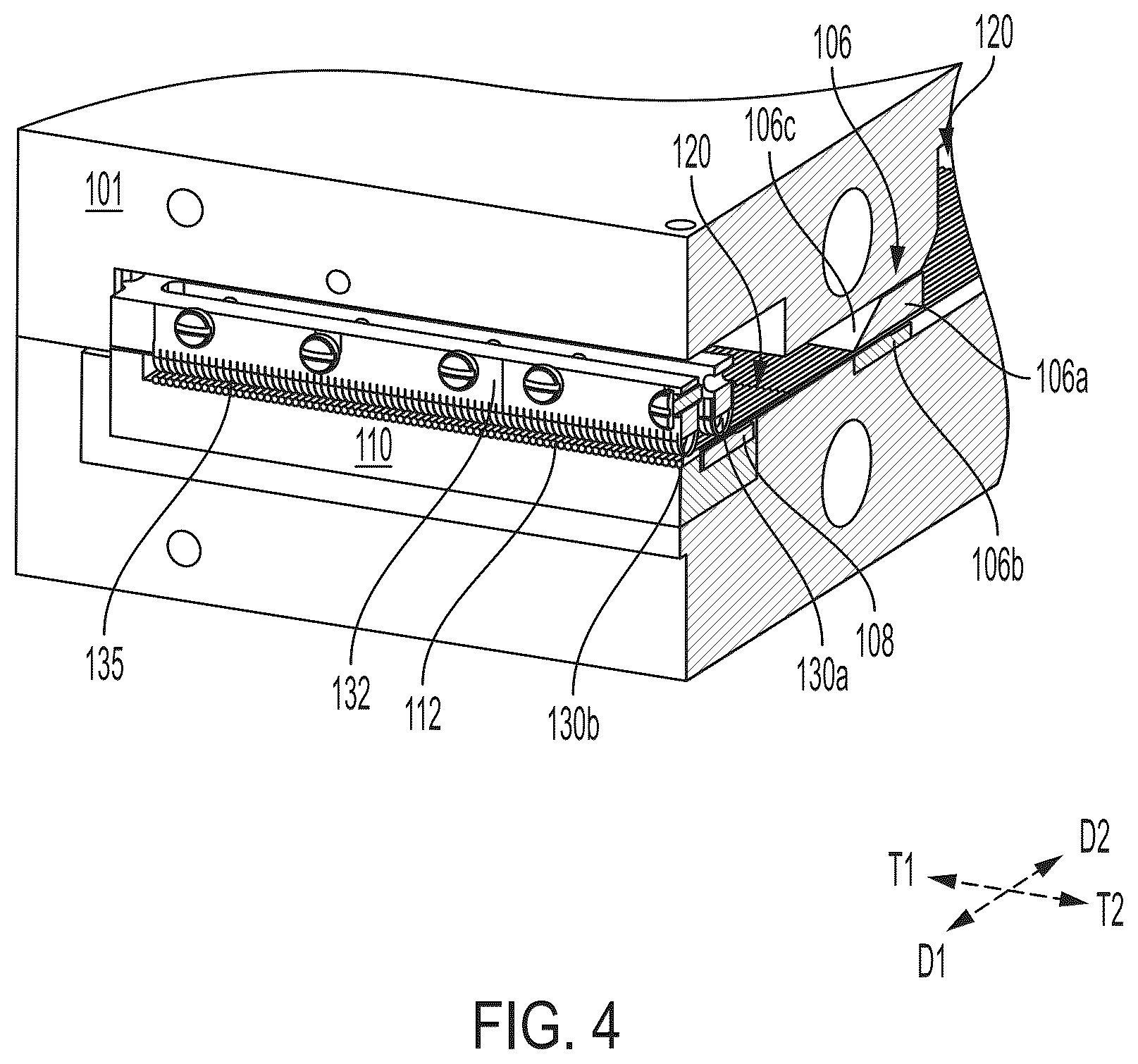 Patent US12576447 Figure 4 – Optical fiber modules for additive manufacturing systems