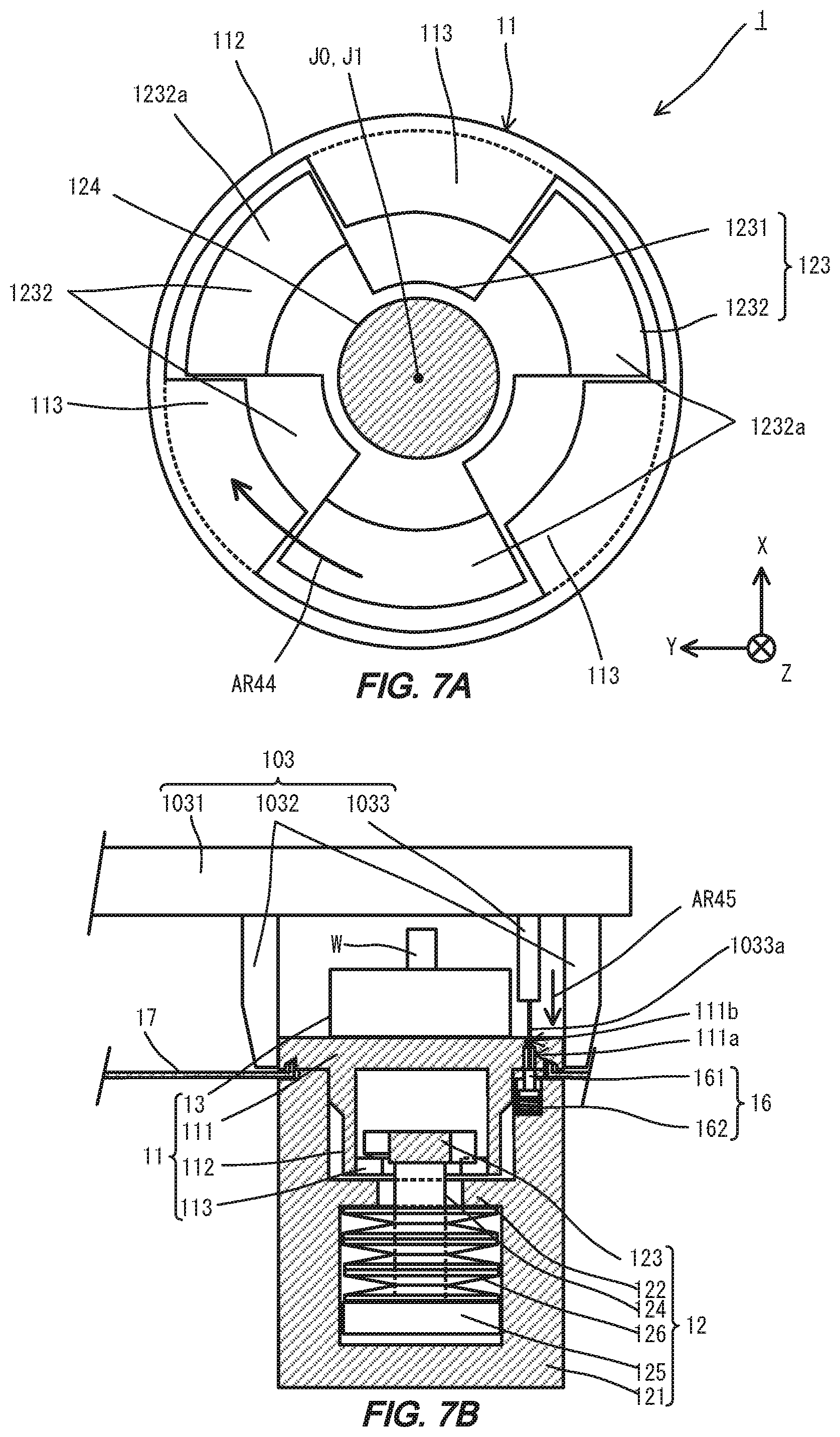 Patent US12576450 Figure 7 – Workpiece holder and machining apparatus